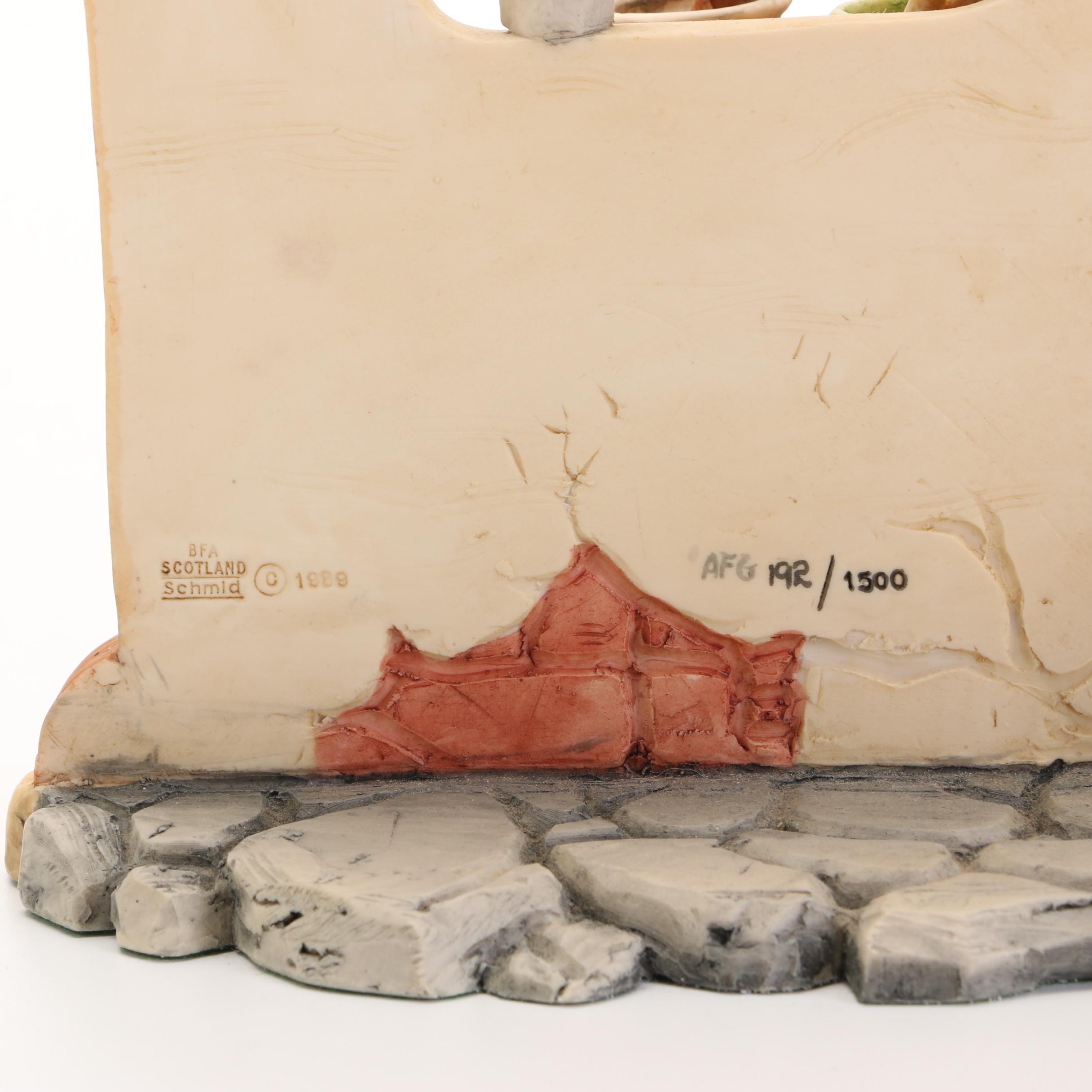 Schmid for Walt Disney "Pinocchio" Figurine on Wooden Base