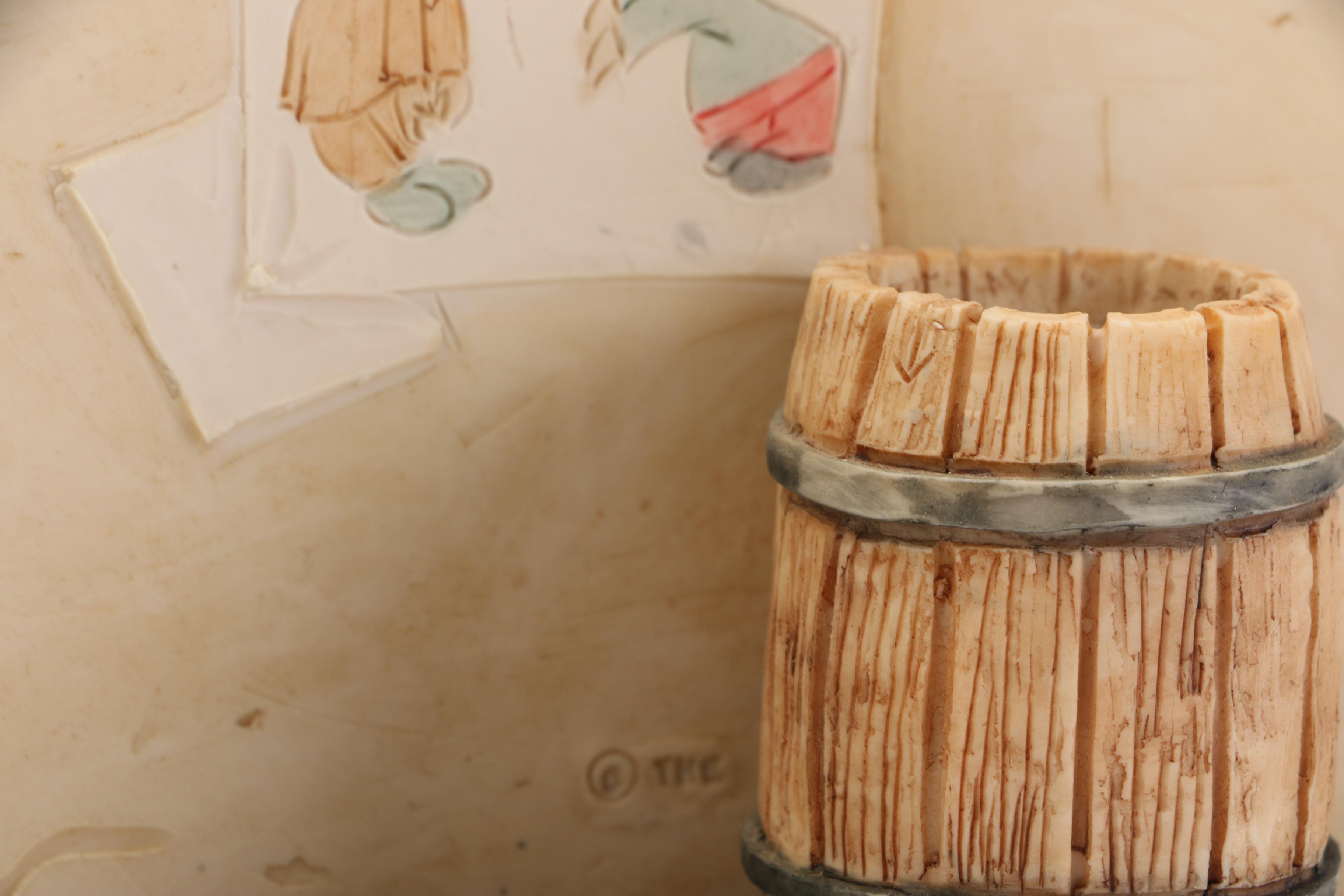 Schmid for Walt Disney "Pinocchio" Figurine on Wooden Base