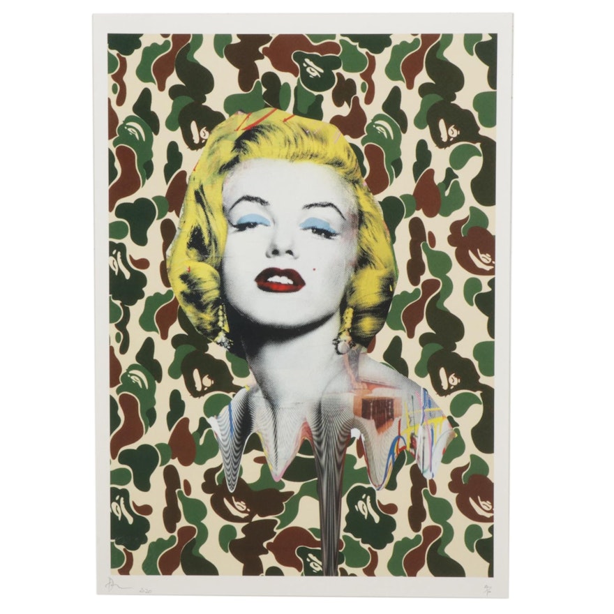 Death NYC Marilyn Monroe Pop Art Graphic Print "DEATHG735," 2020