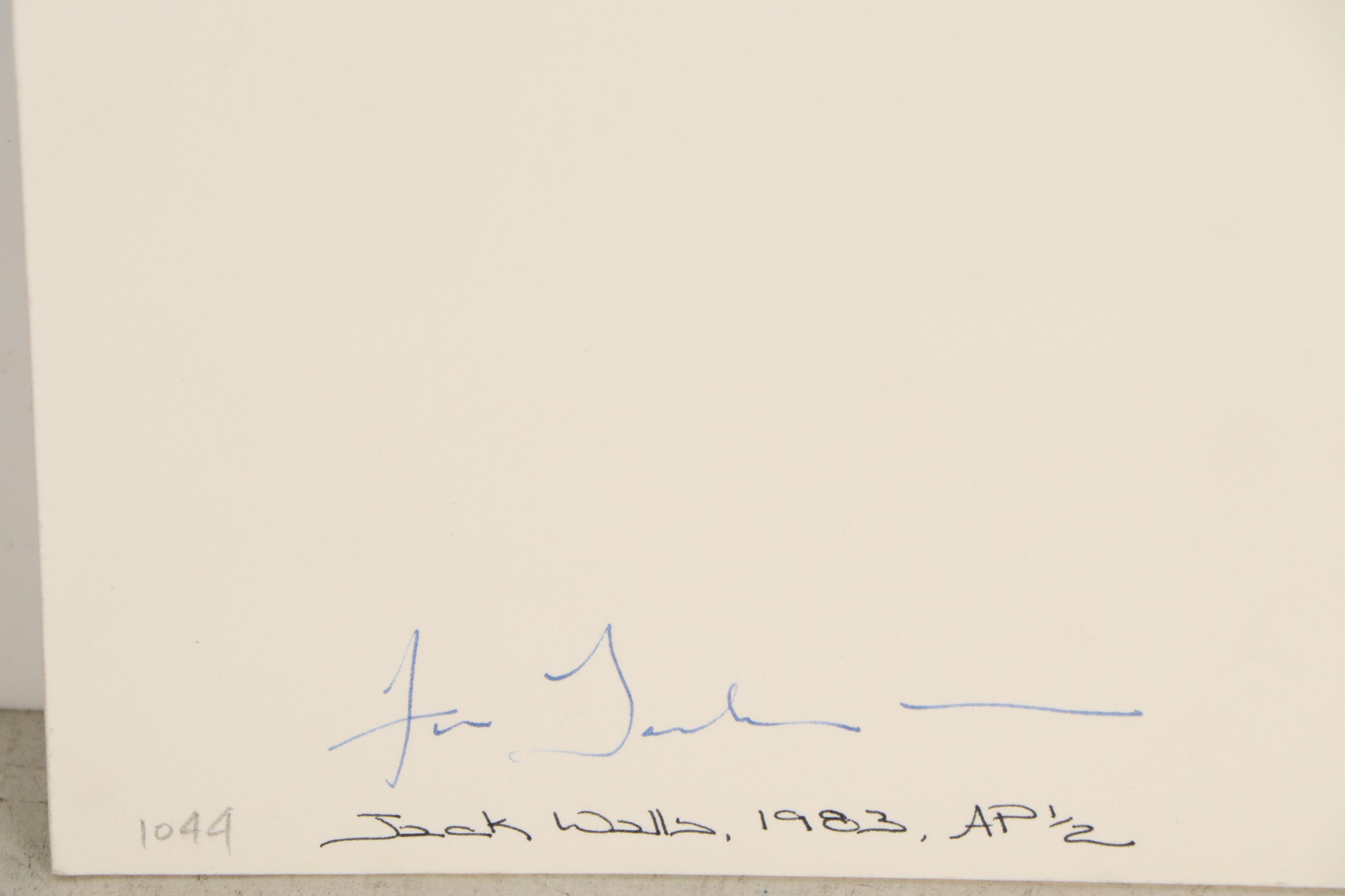 Robert Mapplethorpe Silver Gelatin Print "Jack Walls," 1983