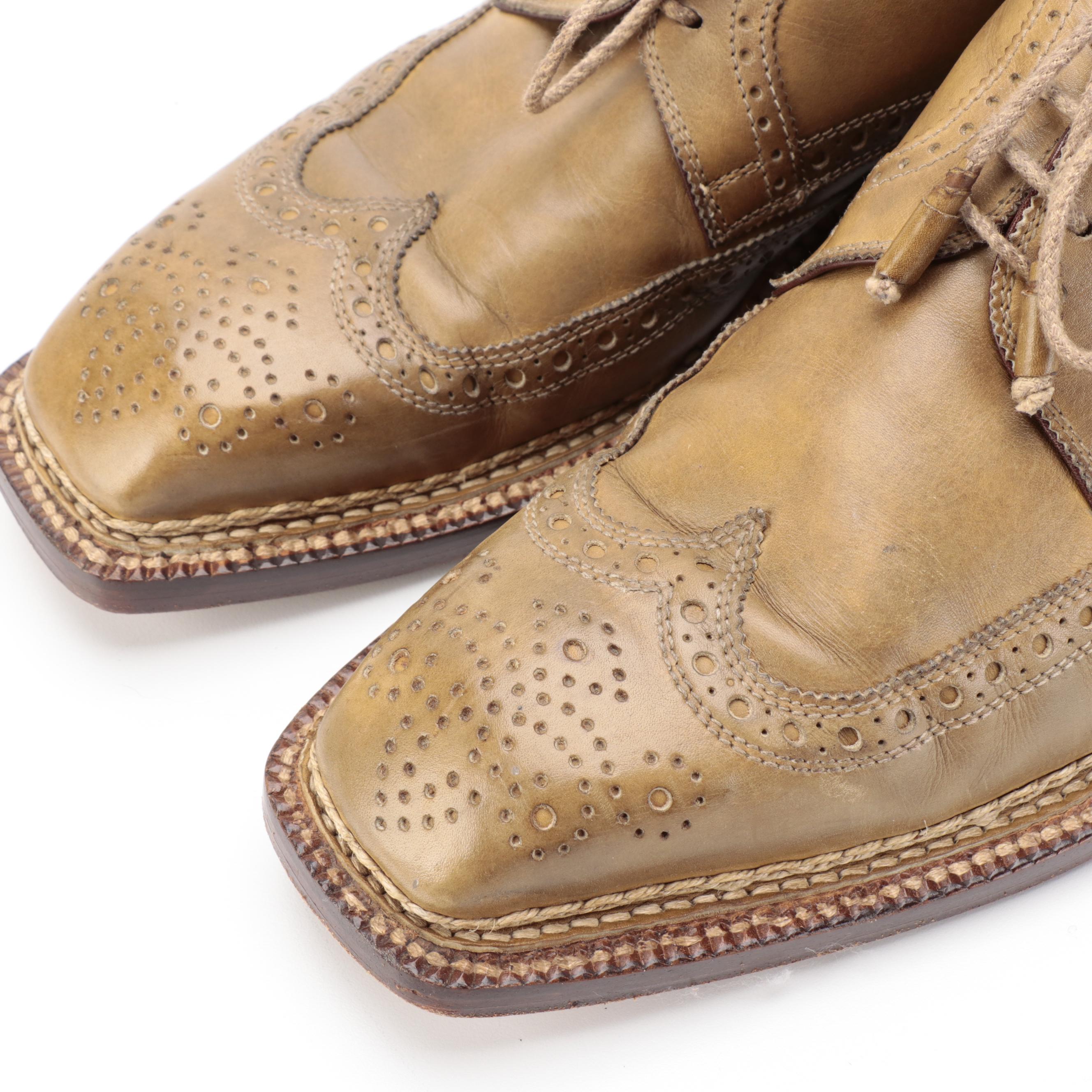 Men's Bettanin & Venturi Full Brogue Derby Shoes for Barneys New York