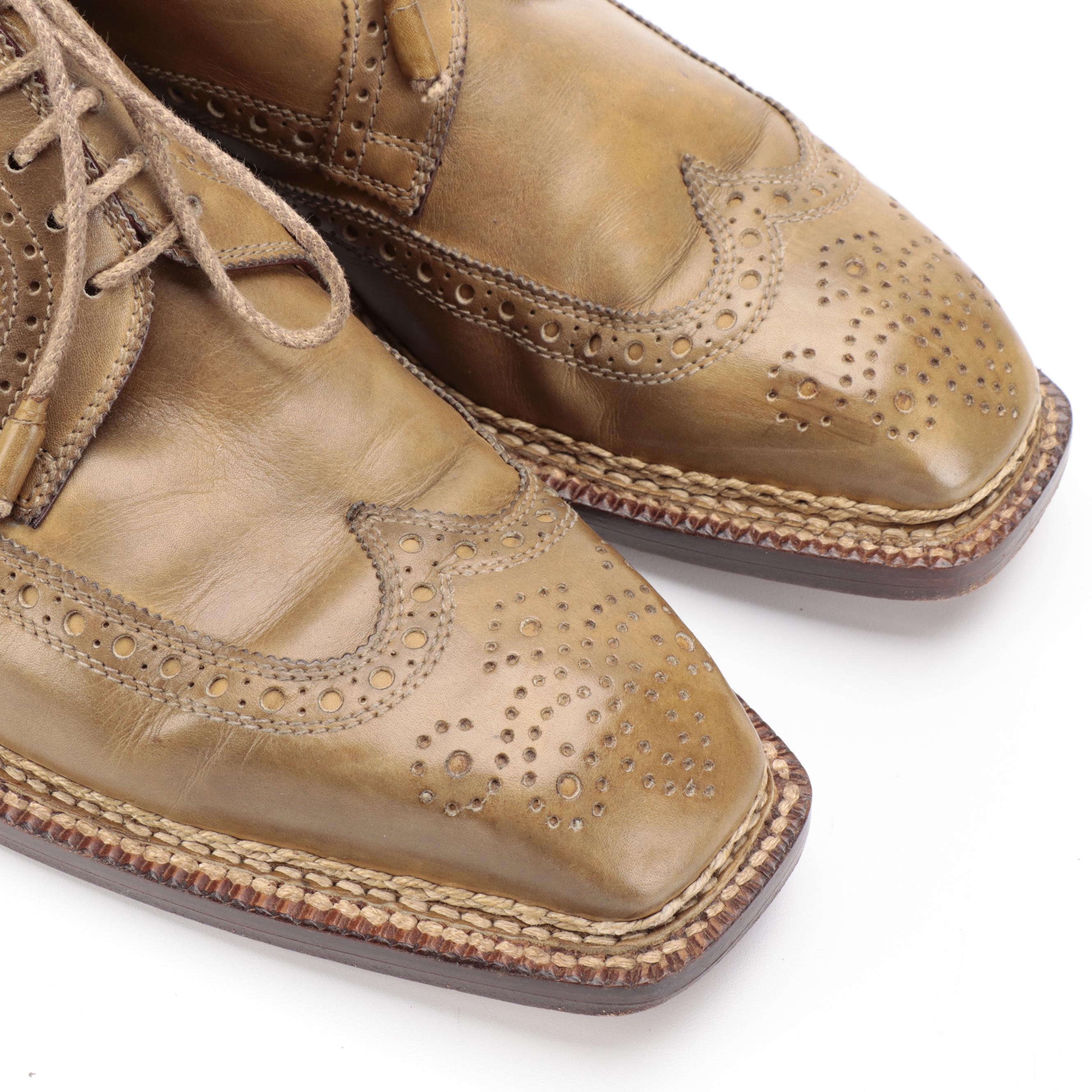 Men's Bettanin & Venturi Full Brogue Derby Shoes for Barneys New York
