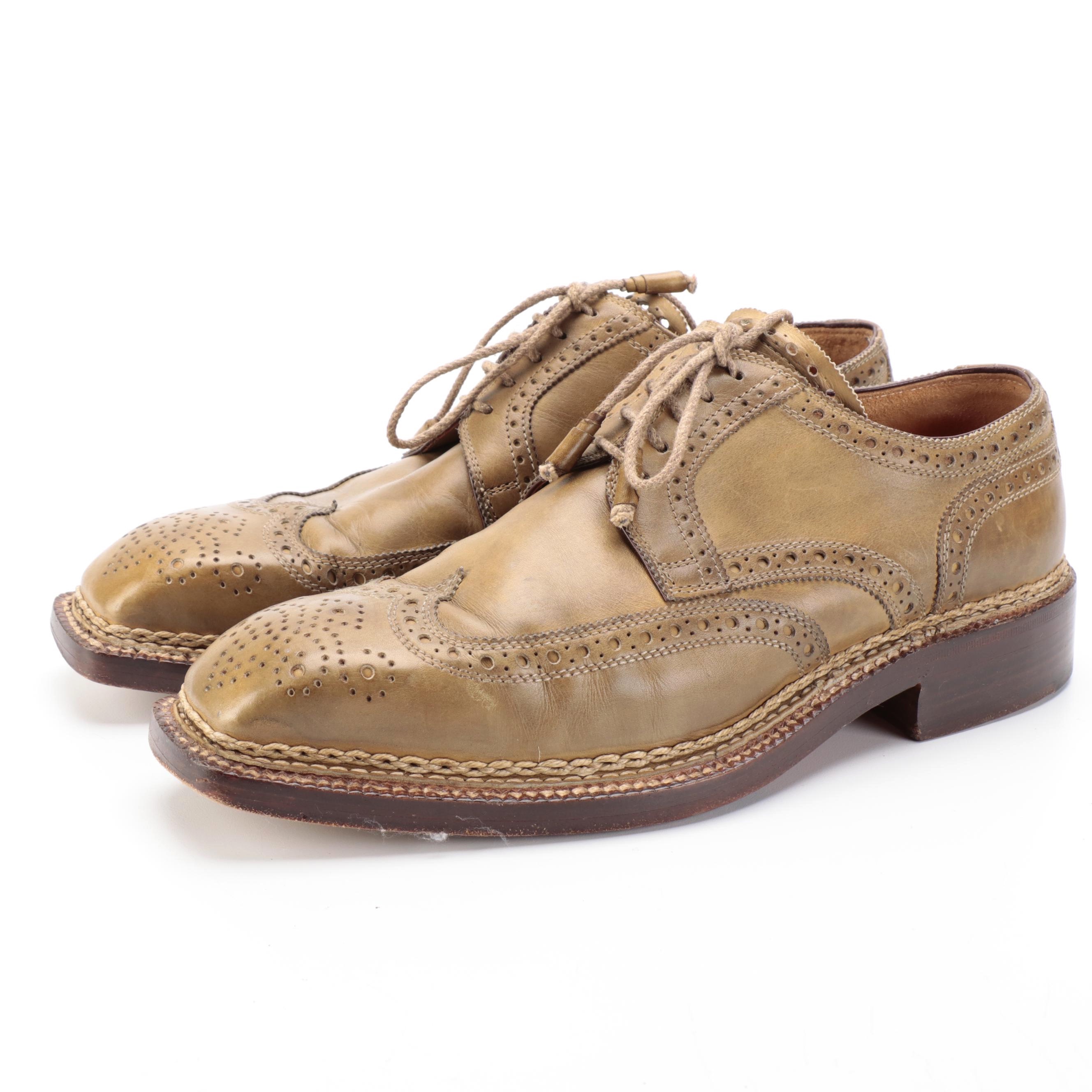 Men's Bettanin & Venturi Full Brogue Derby Shoes for Barneys New York