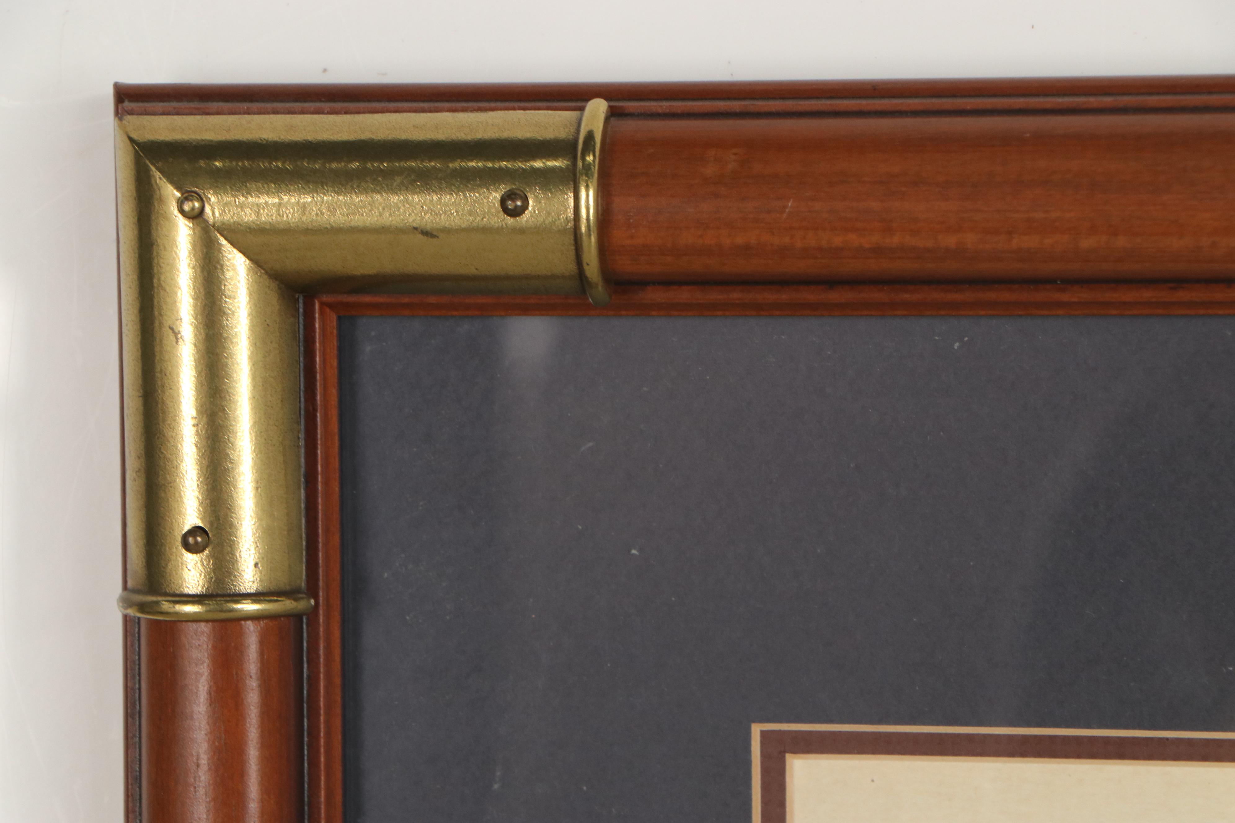 John Tracy II Landscape Watercolor Painting With Native American Figures