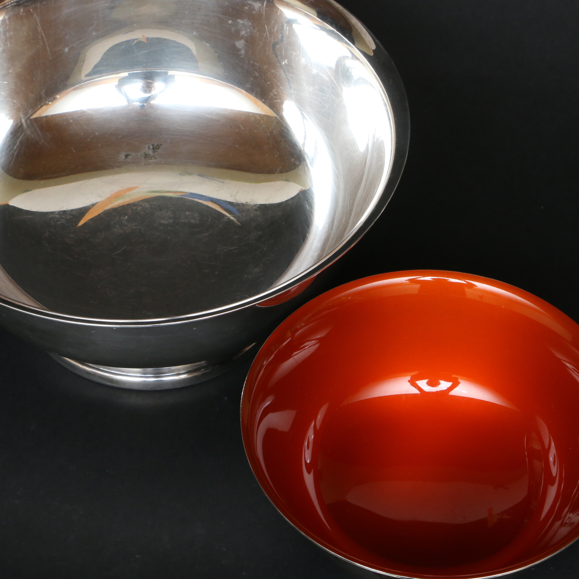 Gorham and Reed and Barton Silver Plate Revere Style Bowls and Other Tableware