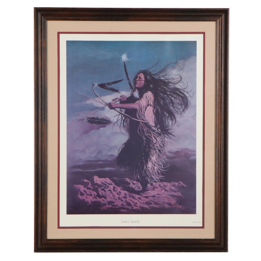 Penni Anne Cross Offset Lithograph "Dance Apache," 1988