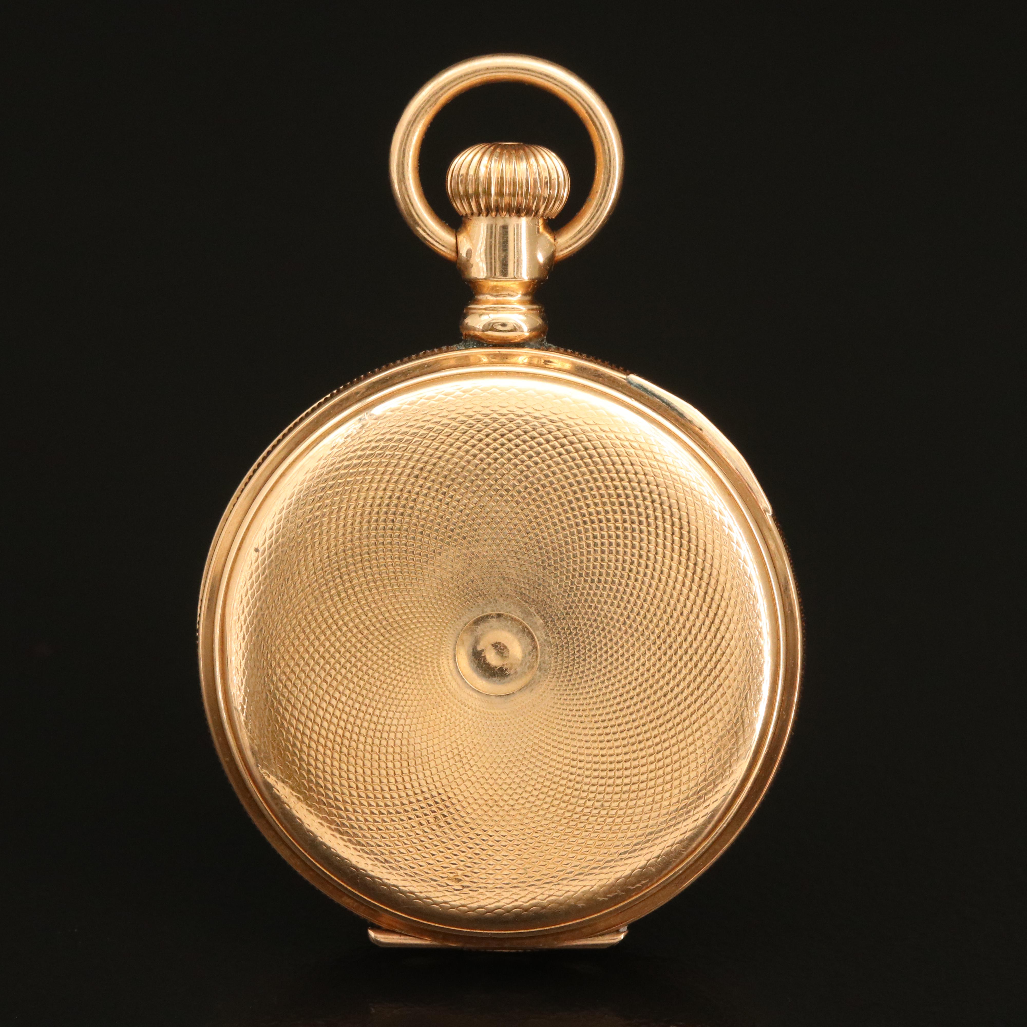 1897 Elgin 14K Hunting Case Pocket Watch