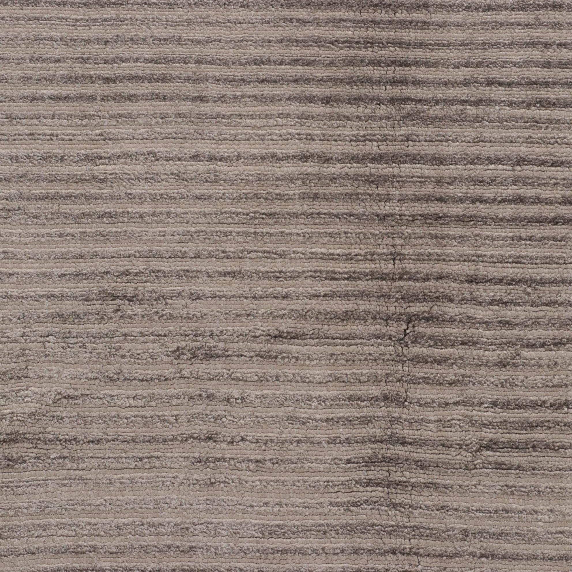 2' x 2' Hand-Knotted Indian Modern Style Art Silk Rugs, 2010s