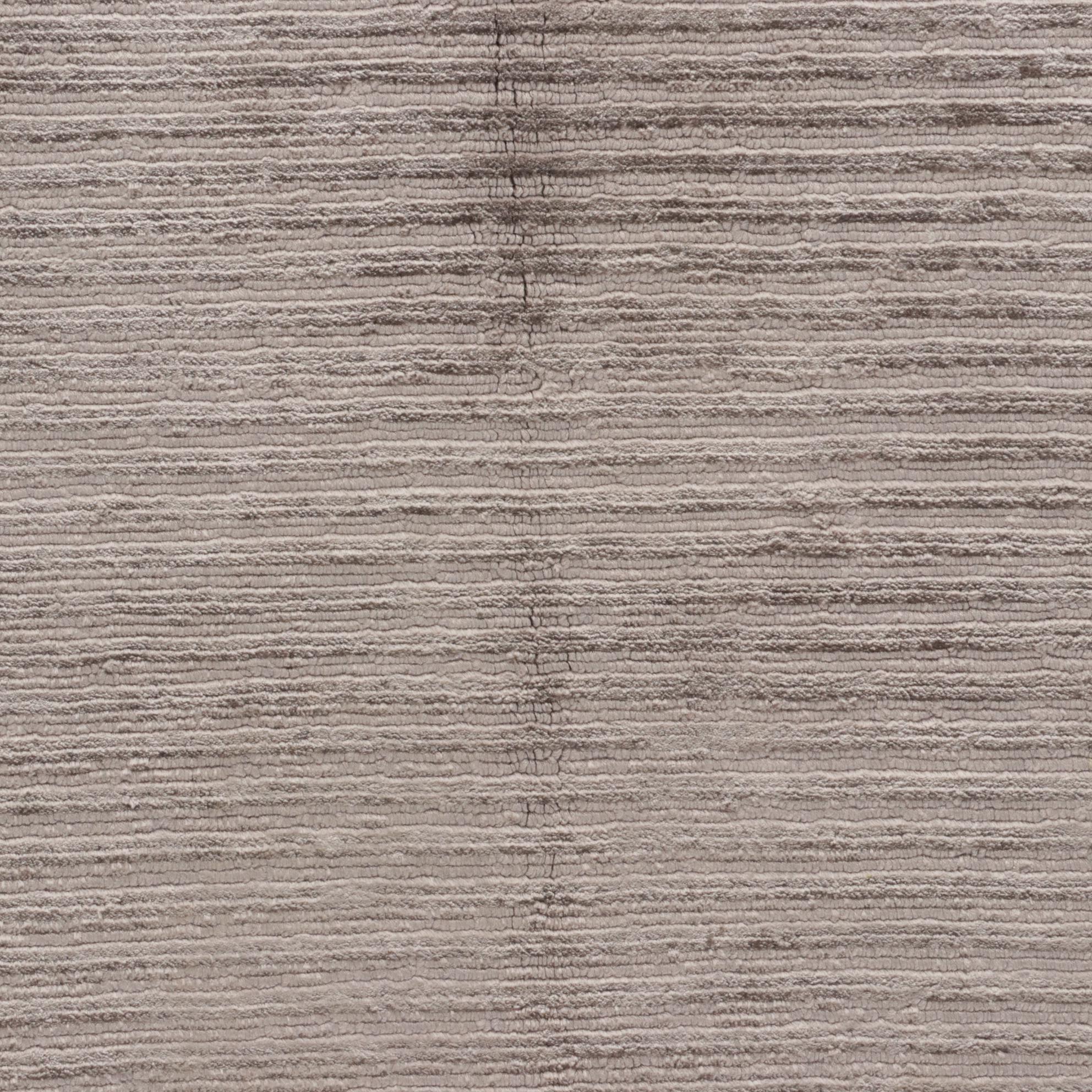 2' x 2' Hand-Knotted Indian Modern Style Art Silk Rugs, 2010s