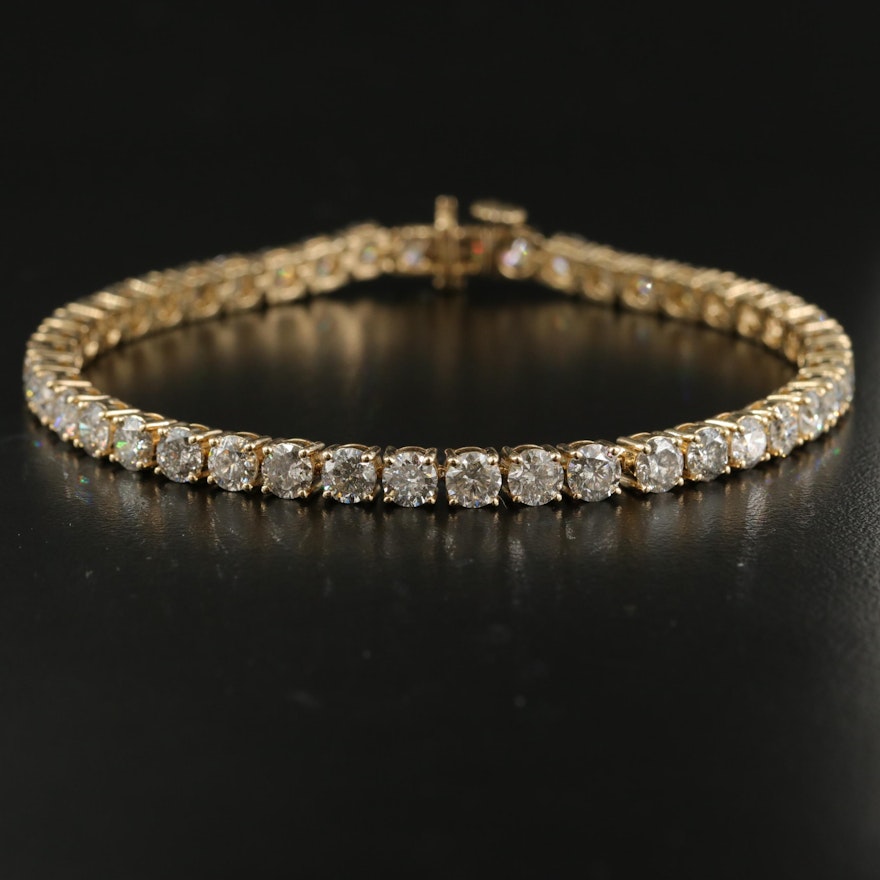 14K 12.01 CTW Diamond Line Bracelet