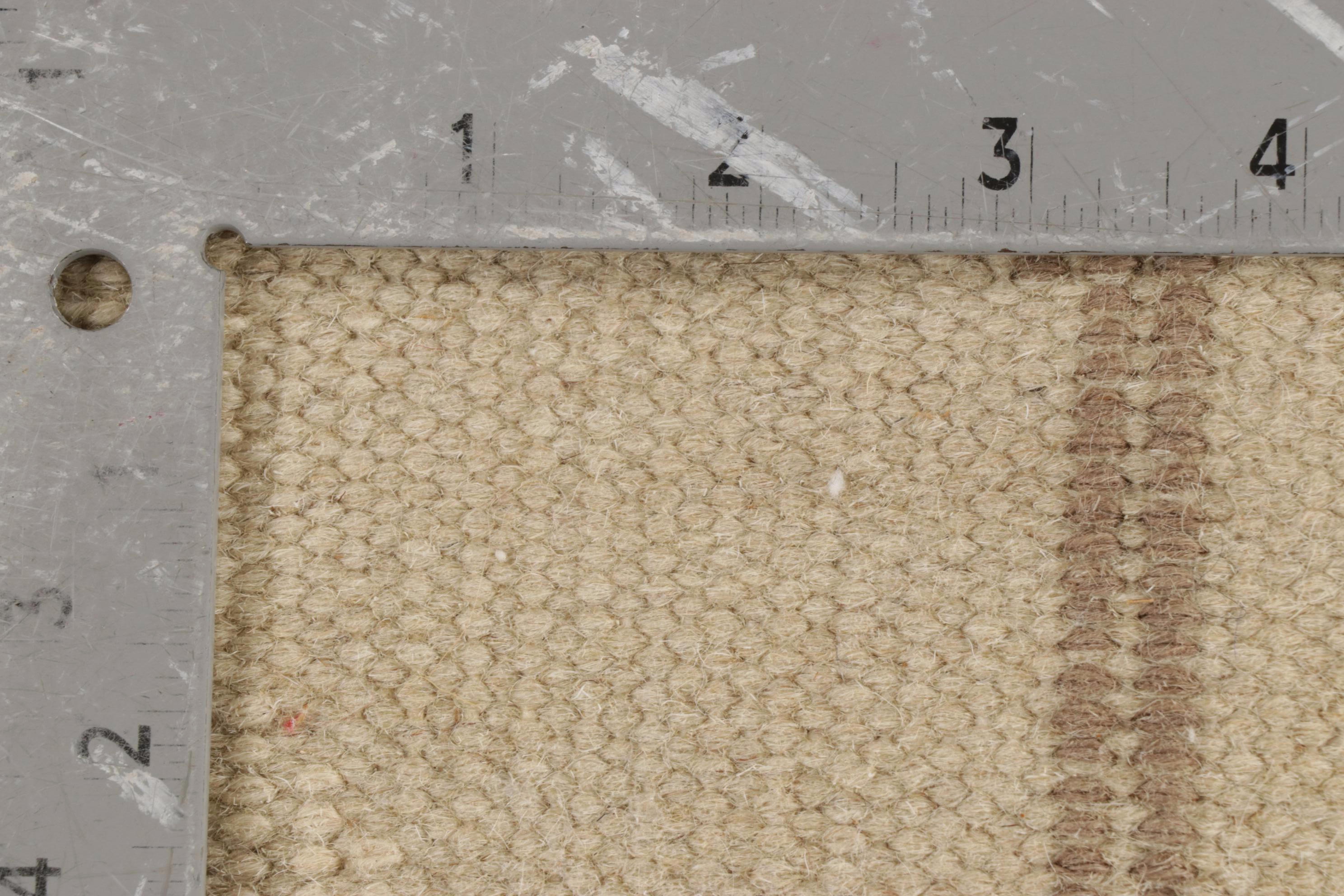 2'10 x 2'11 Hand-Knotted Indian Modern Style Rugs, 2010s