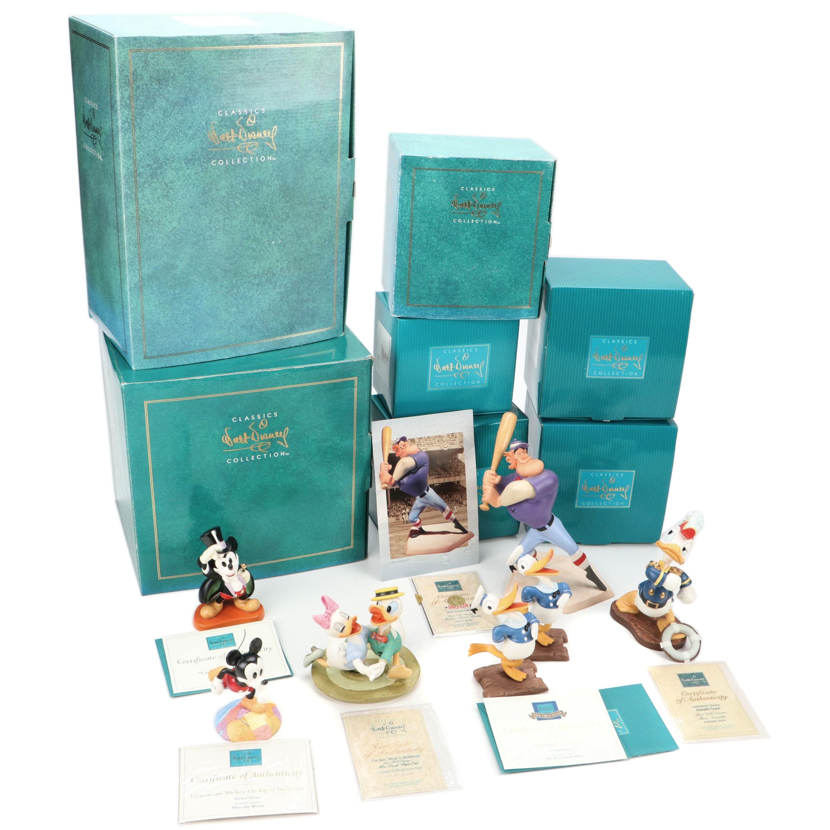 Walt Disney Classics Collection "Admiral Duck" and Other Character Figurines