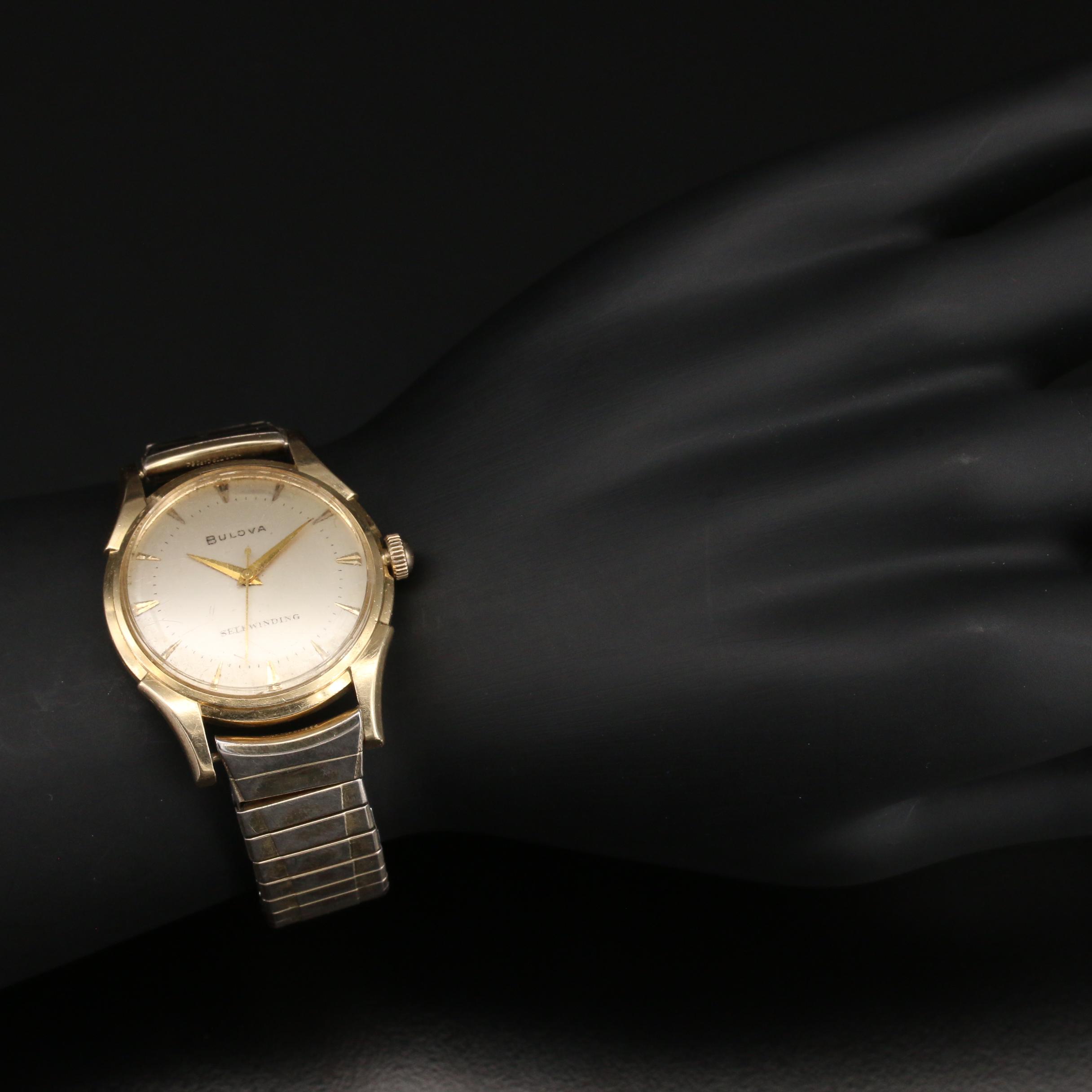 1953 Bulova Cavalier 14K Yellow Gold Automatic Watch