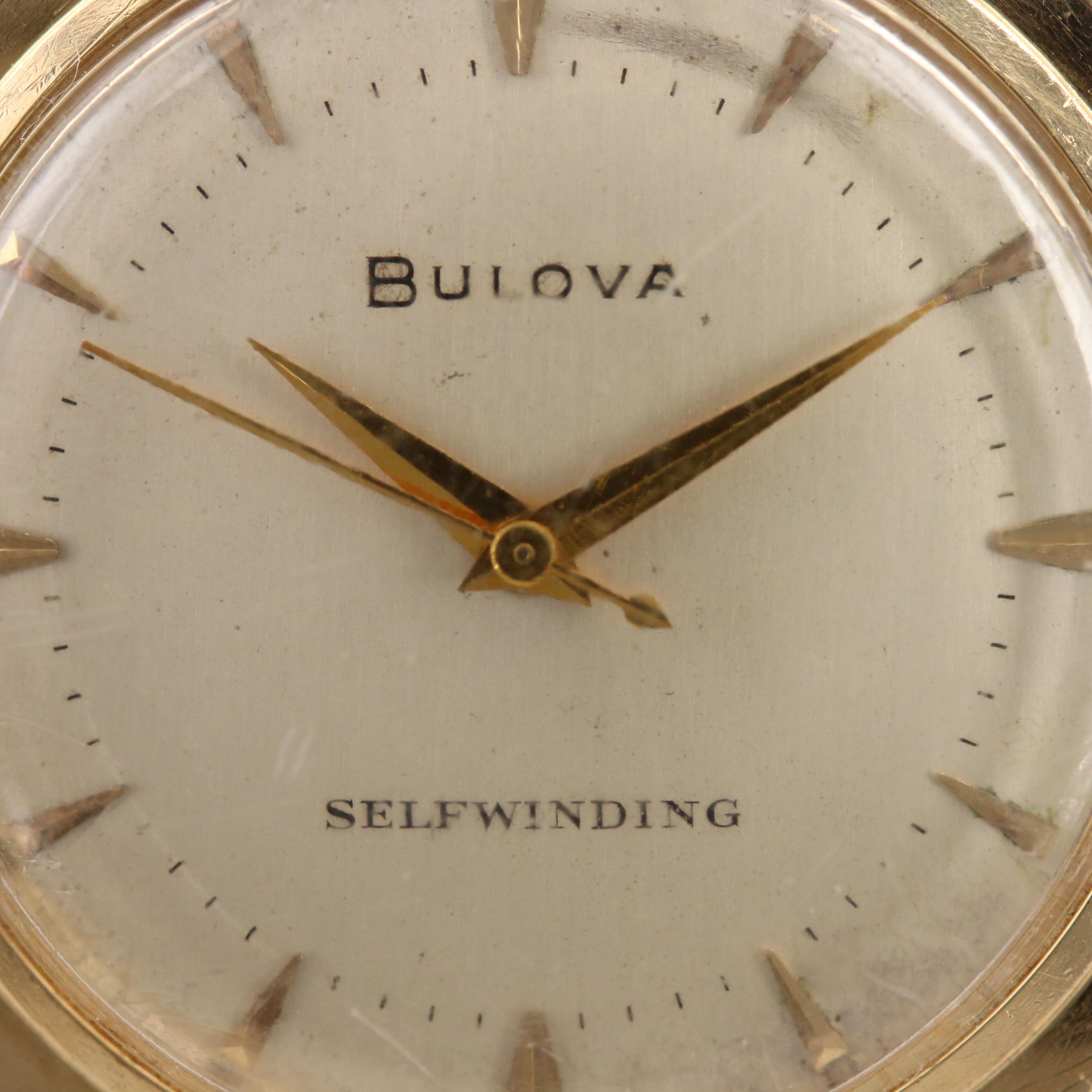 1953 Bulova Cavalier 14K Yellow Gold Automatic Watch