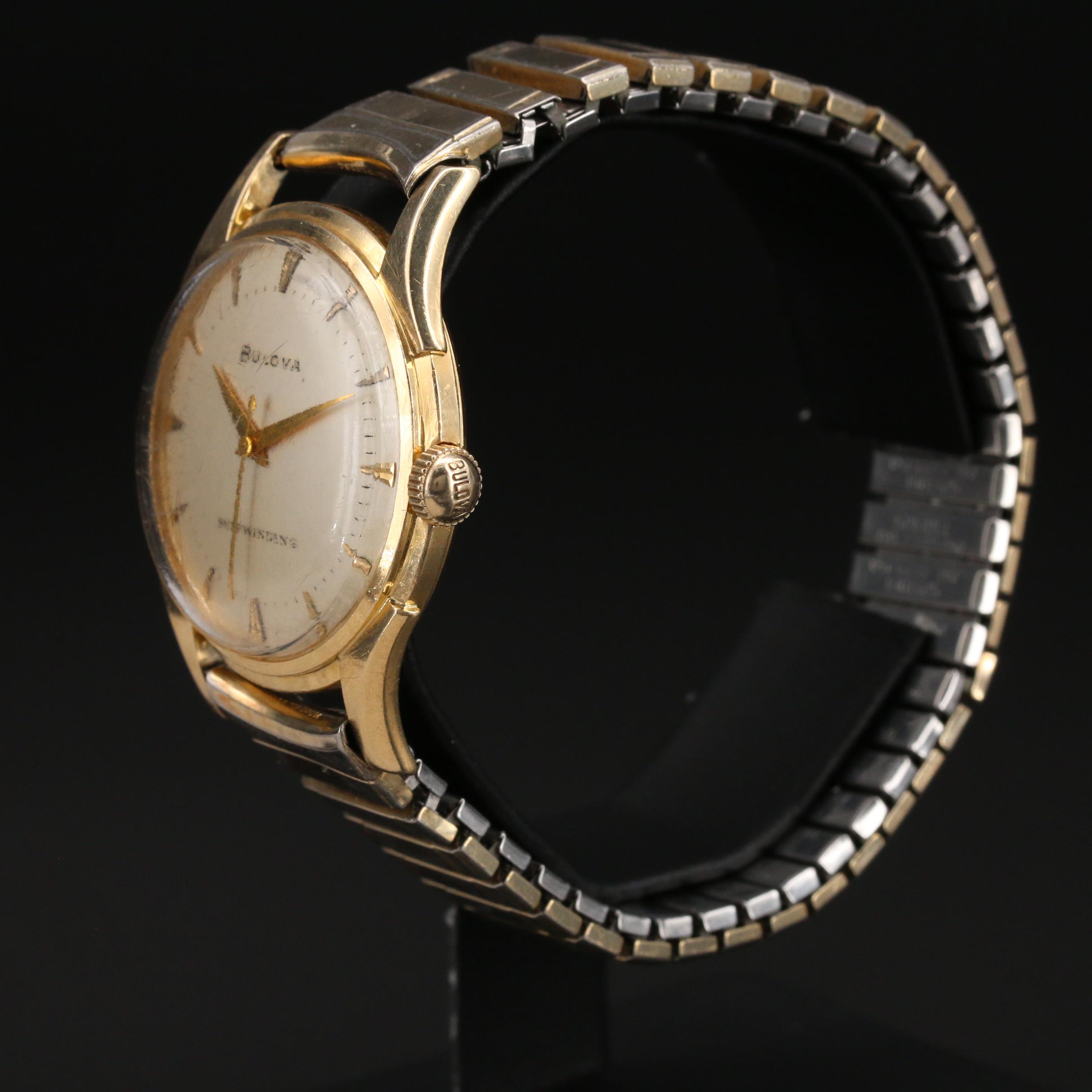 1953 Bulova Cavalier 14K Yellow Gold Automatic Watch