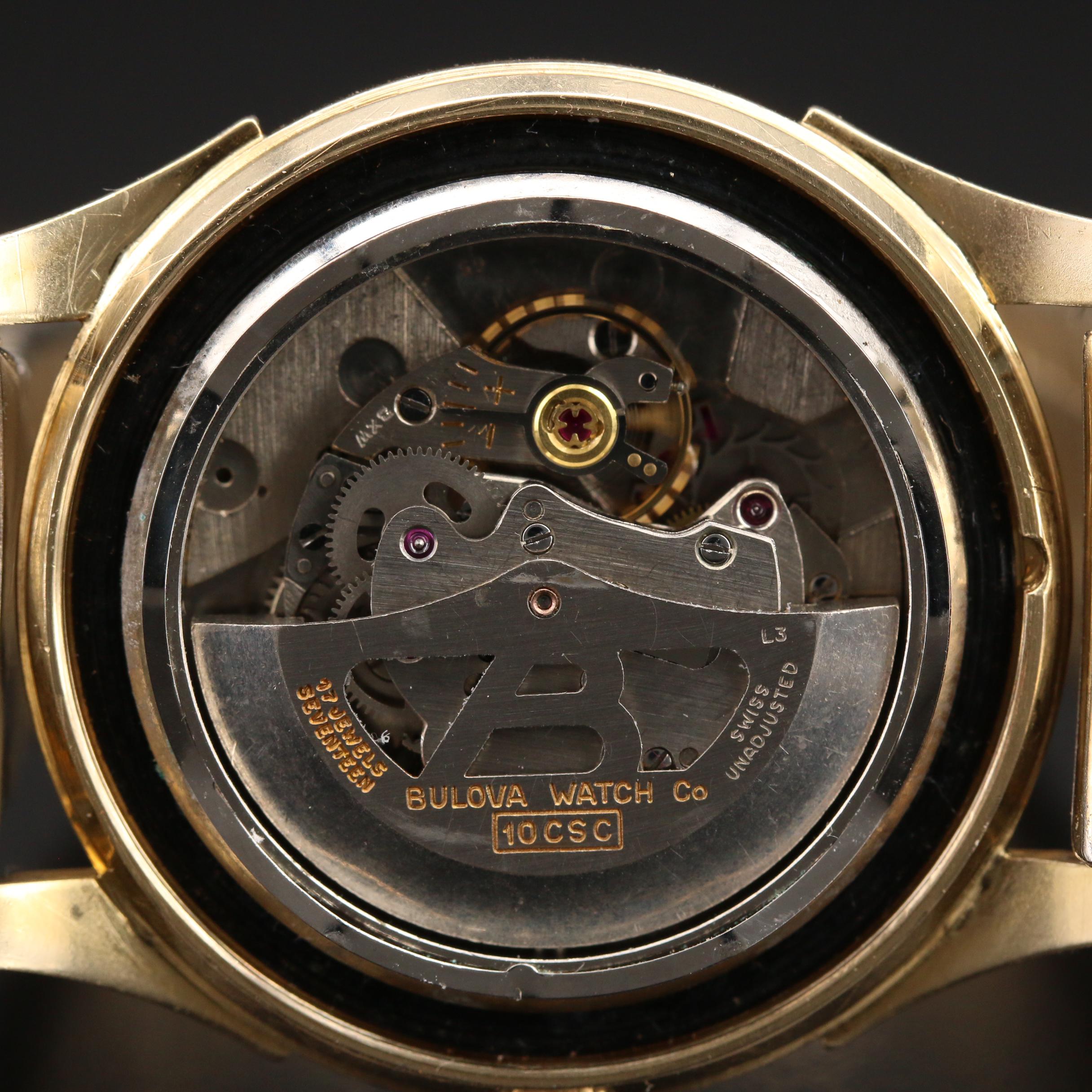 1953 Bulova Cavalier 14K Yellow Gold Automatic Watch