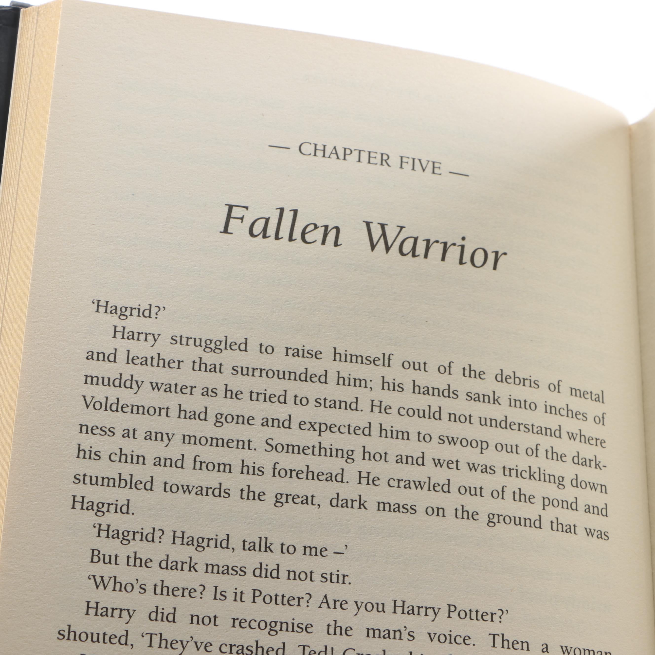 Complete UK "Harry Potter" Series by J. K. Rowling Including First UK Editions