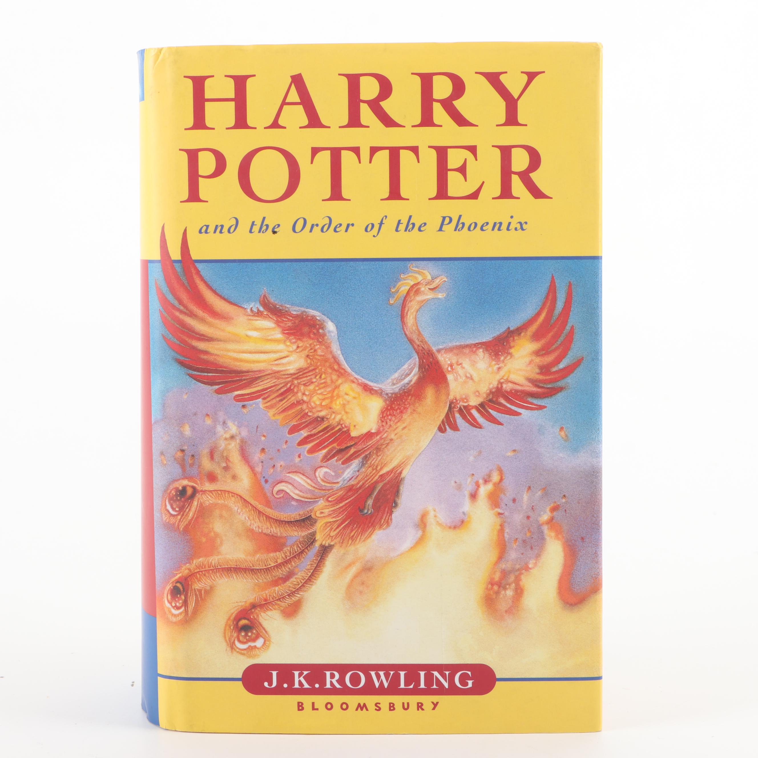 Complete UK "Harry Potter" Series by J. K. Rowling Including First UK Editions