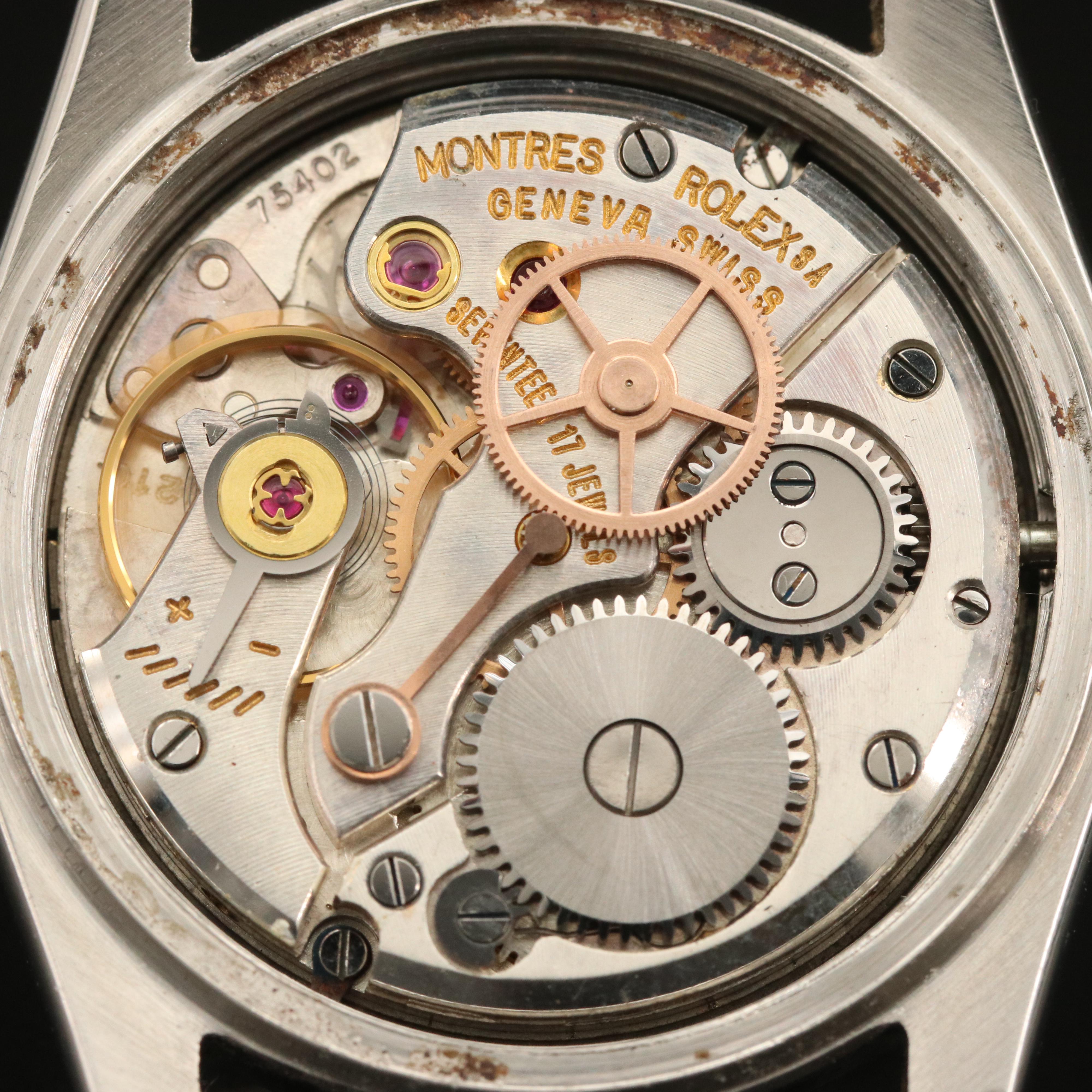 1955 Rolex Oysterdate Stainless Steel Watch