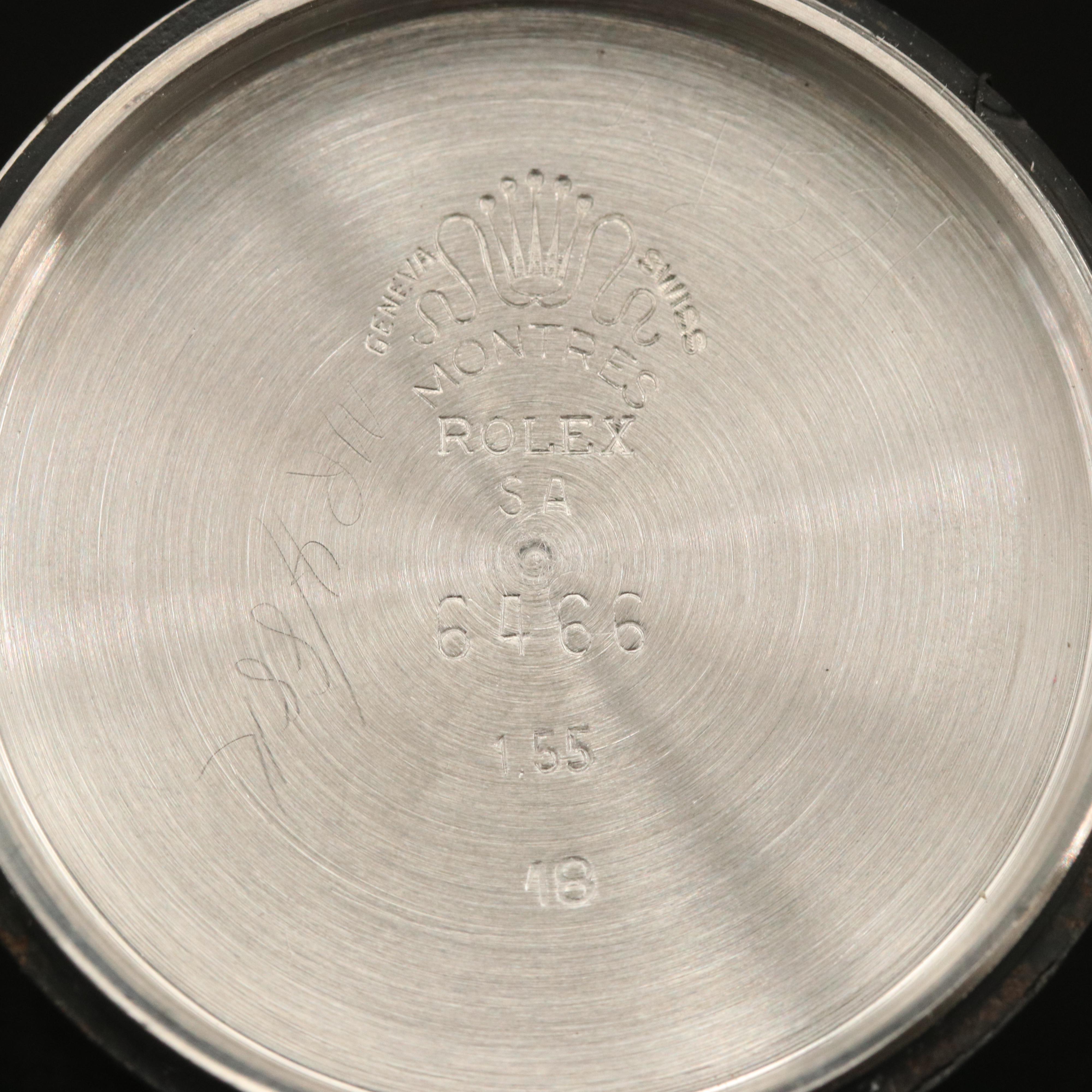 1955 Rolex Oysterdate Stainless Steel Watch