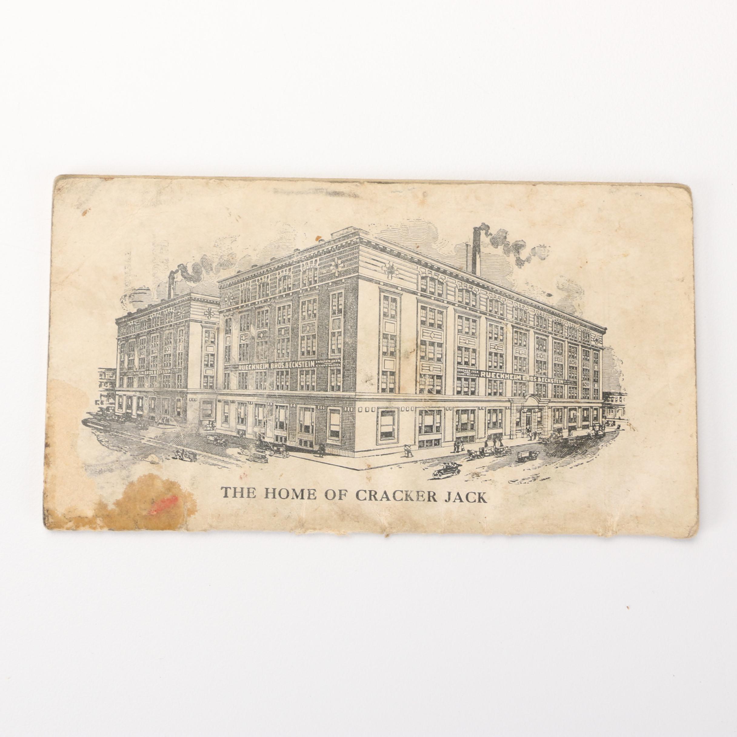 Victorian Era Ephemera Including Trade Card and Cracker Jack Riddles | EBTH