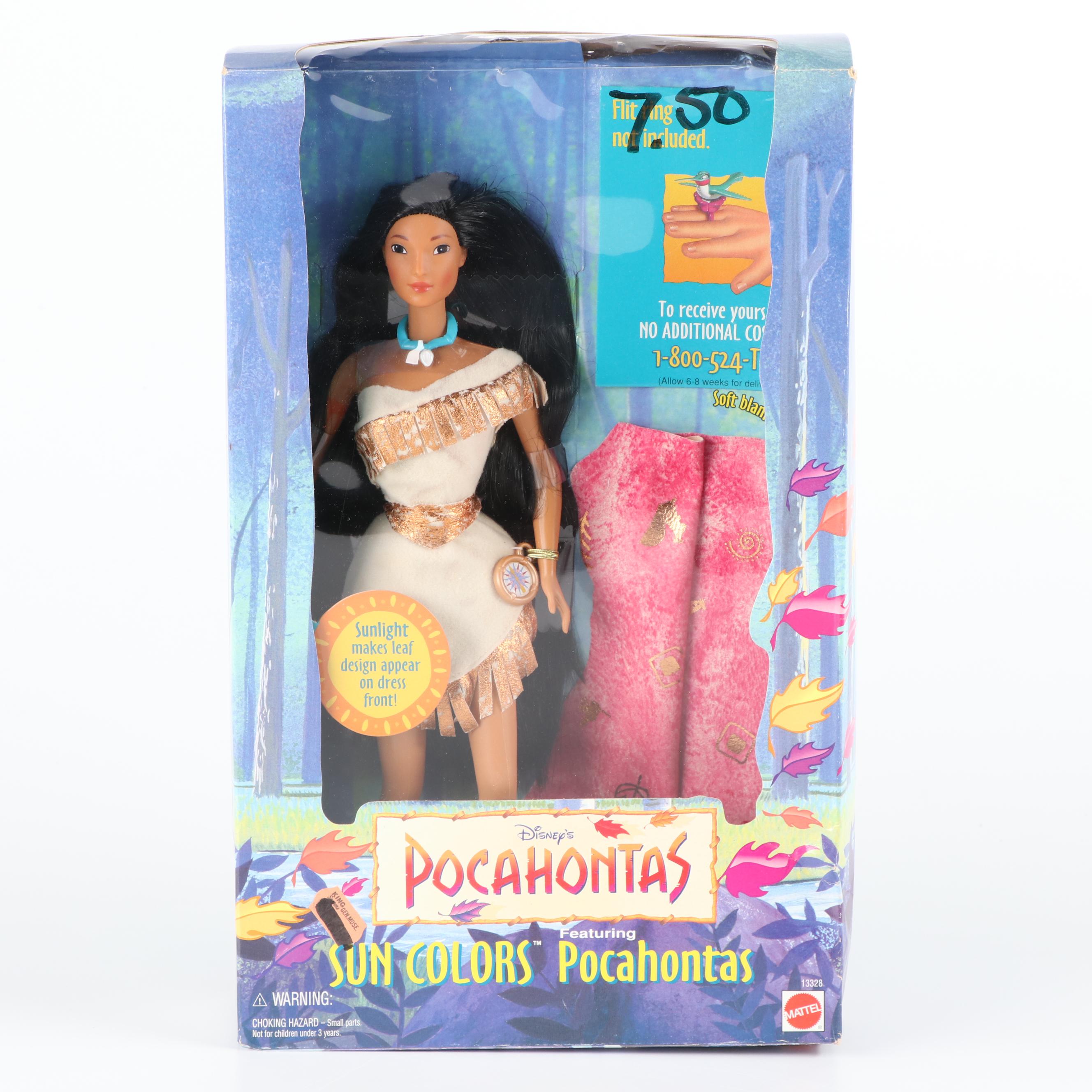 Mattel Disney's "Jasmine", "Pocahontas" and "Snow White" Themed Dolls
