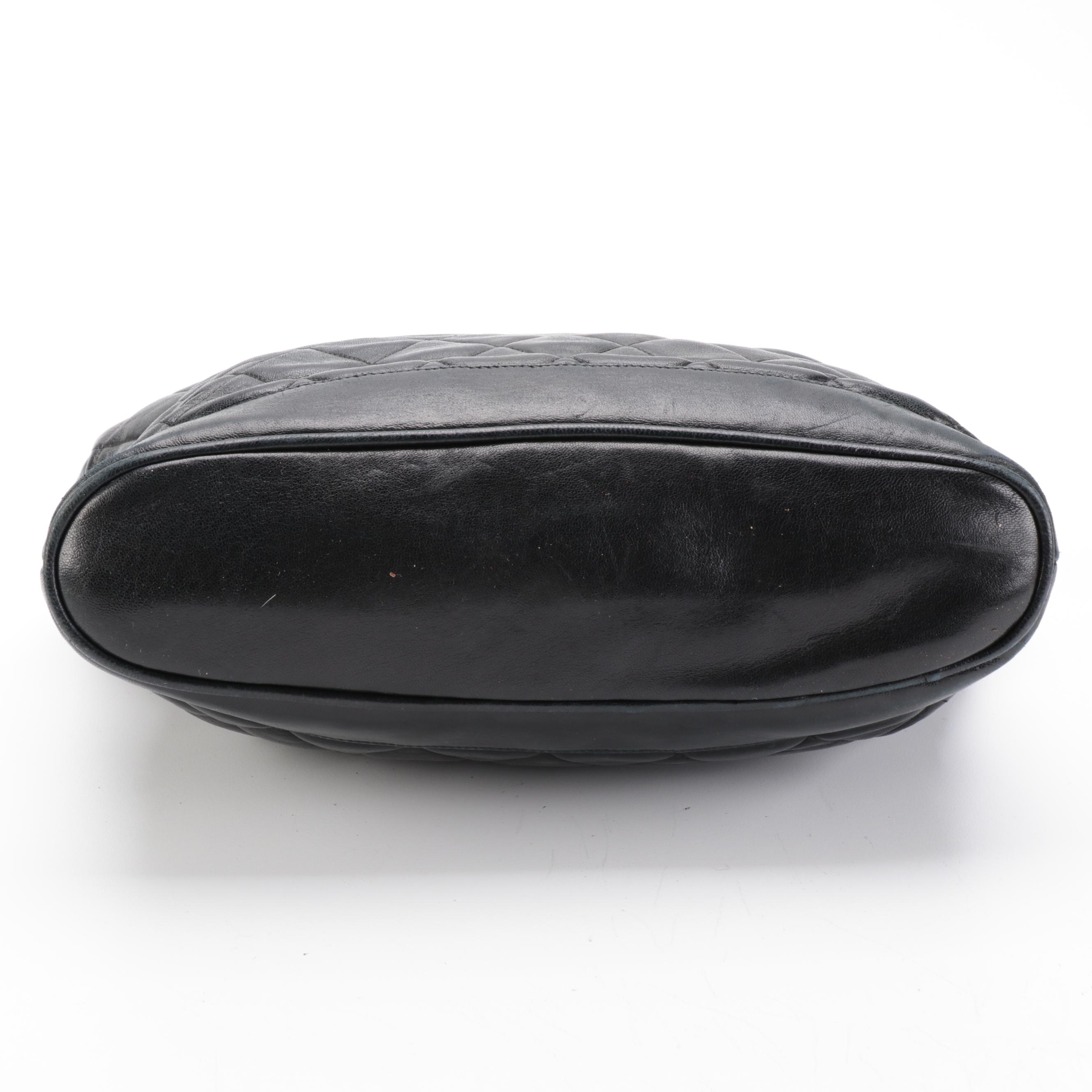 Chanel Quilted Leather Chain Strap Shoulder Bag