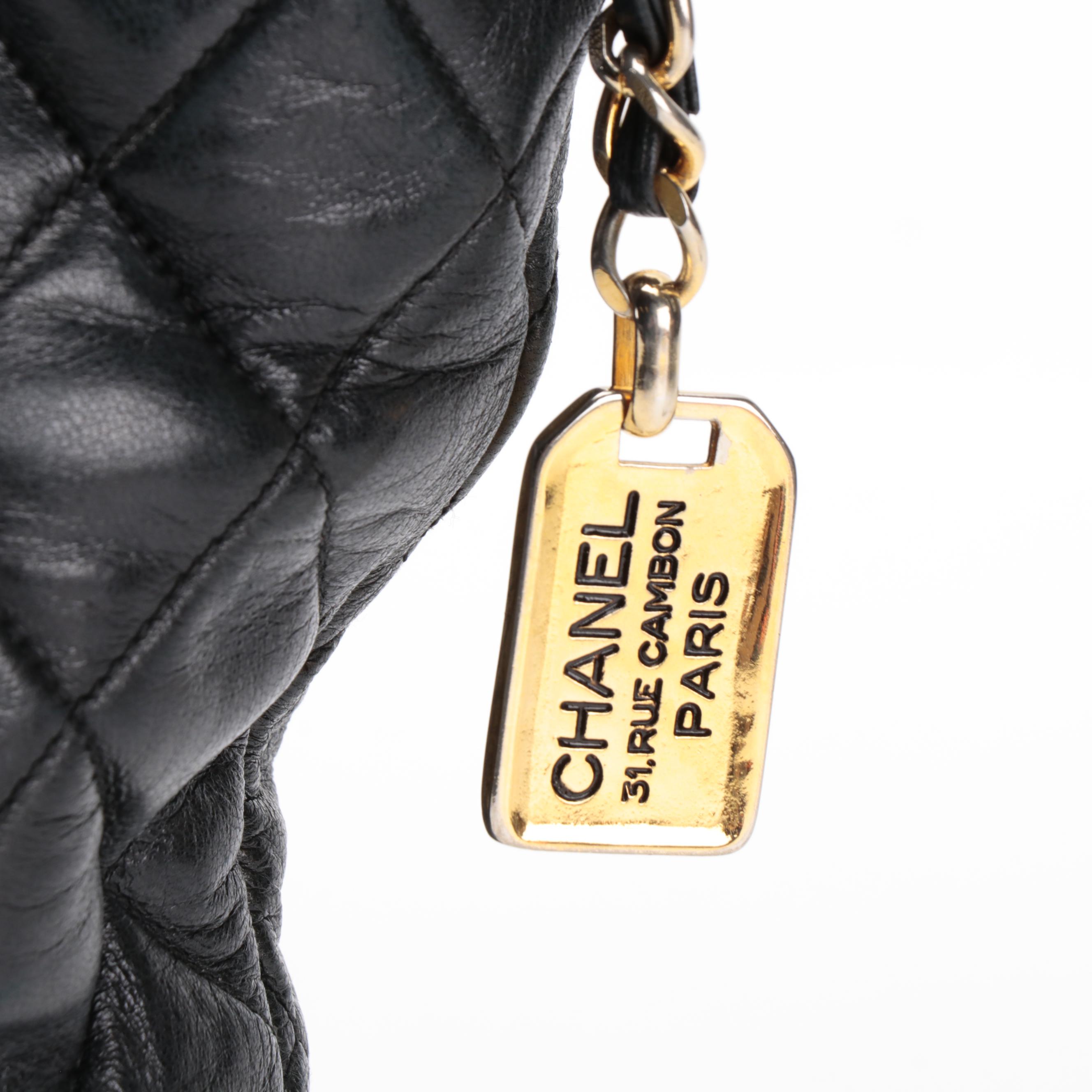 Chanel Quilted Leather Chain Strap Shoulder Bag