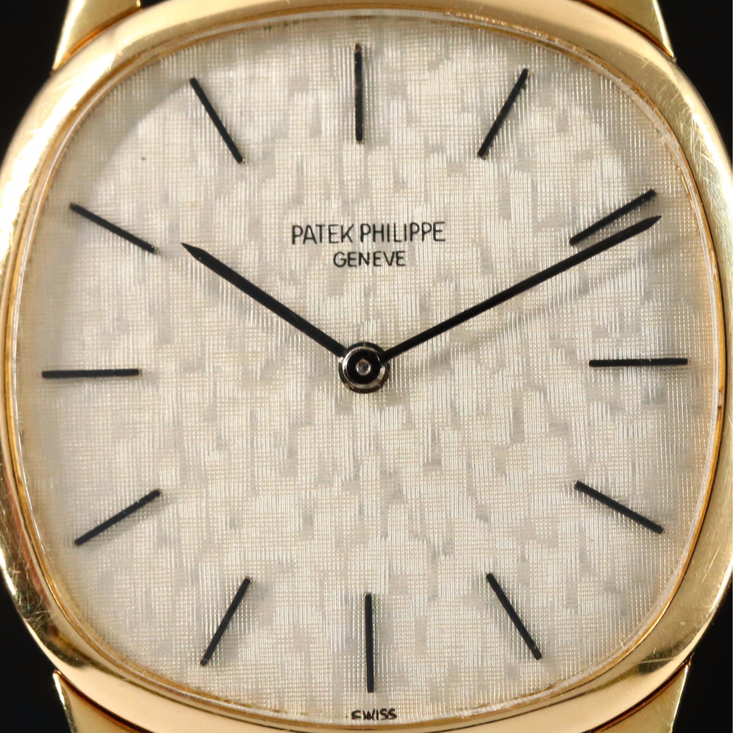 Vintage Patek Philippe Ref. 3544 18K Yellow Gold Stem Wind Watch