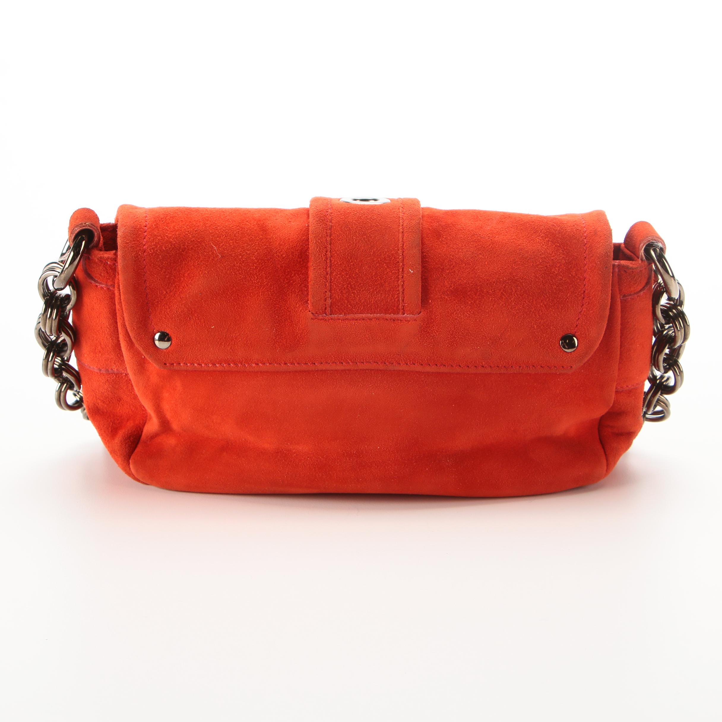 Prada Shoulder Bag in Goat Suede