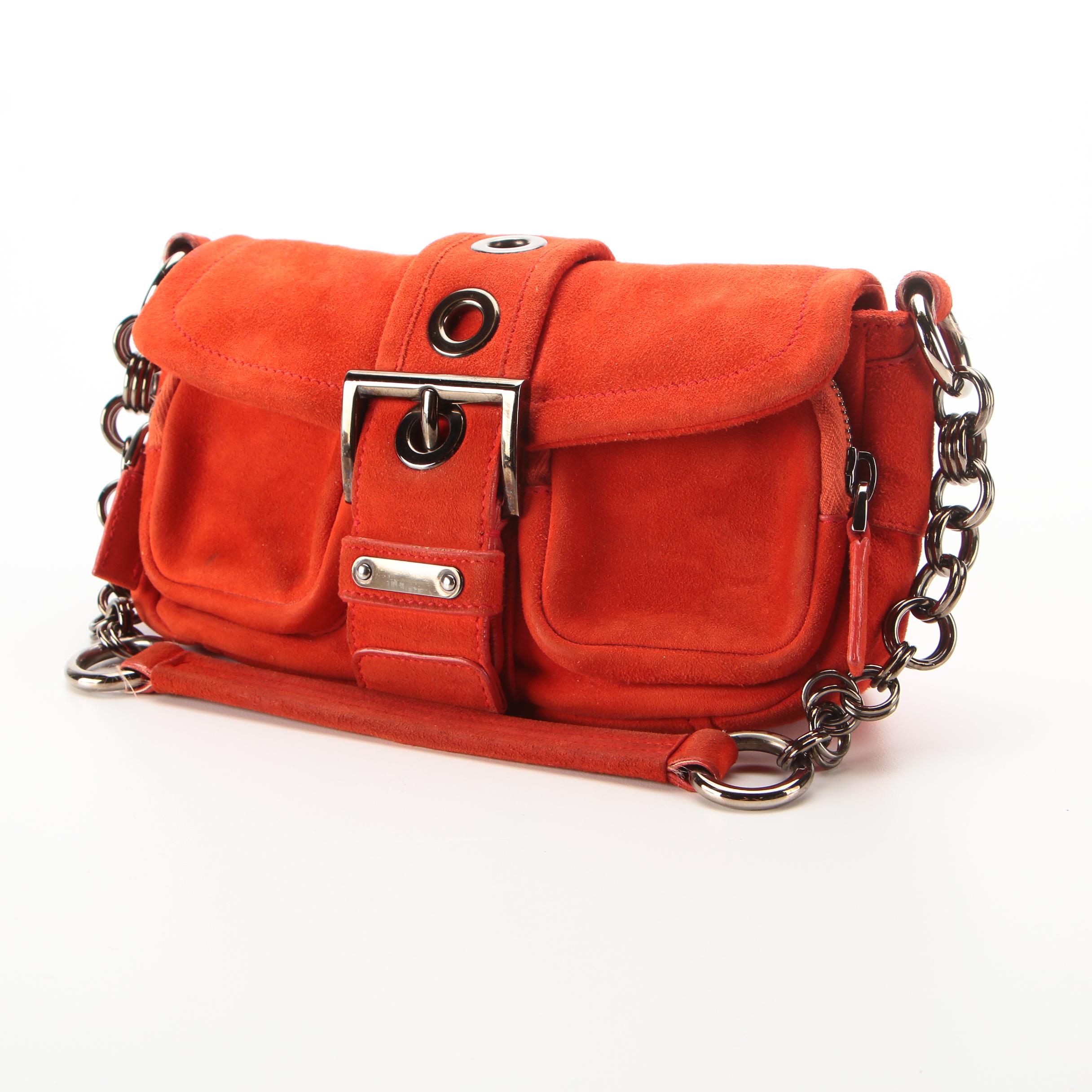 Prada Shoulder Bag in Goat Suede