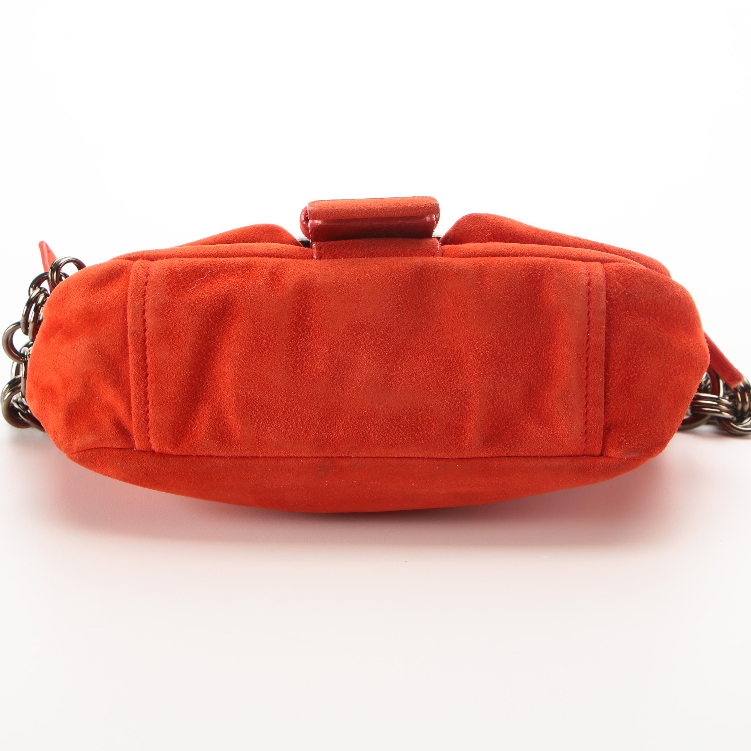 Prada Shoulder Bag in Goat Suede