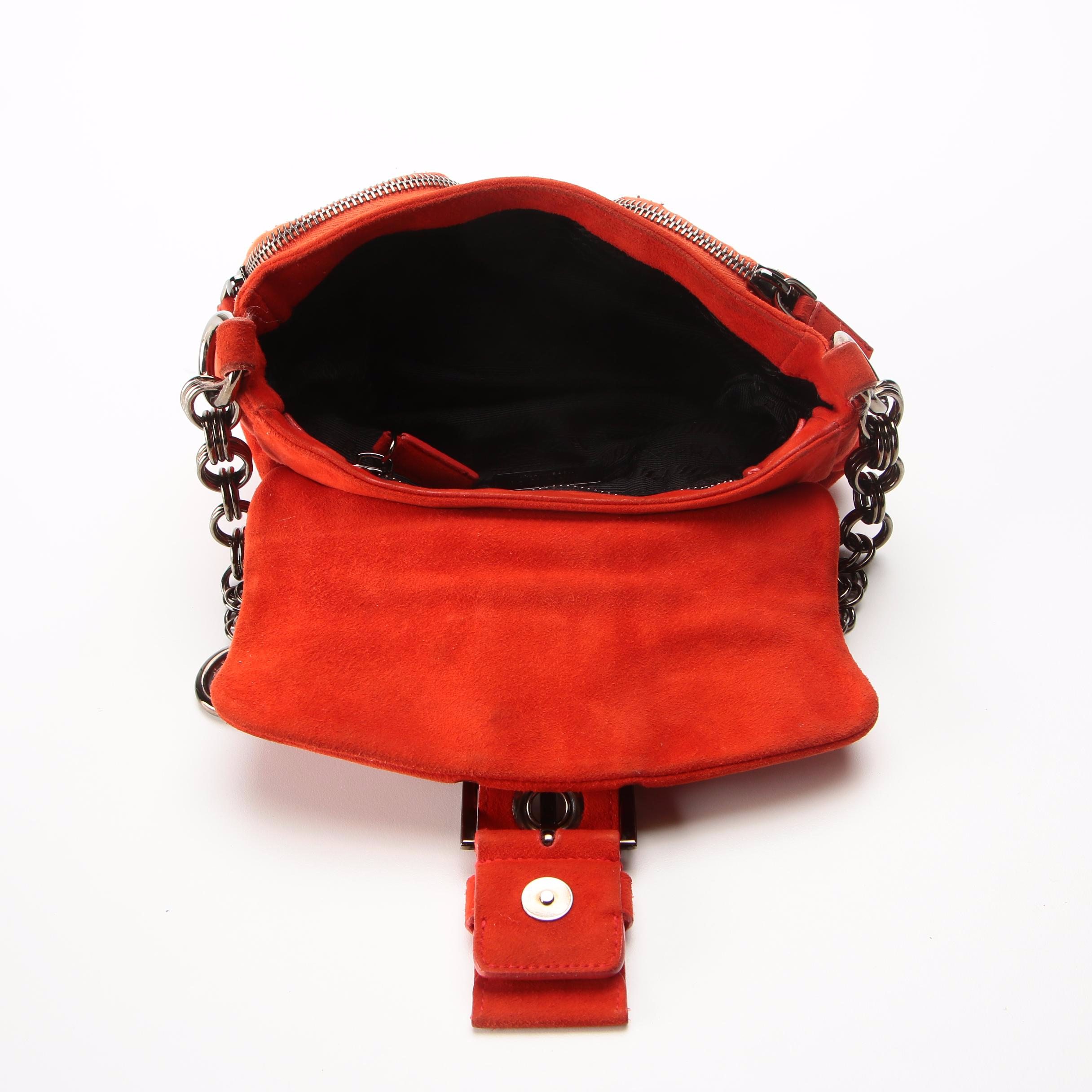 Prada Shoulder Bag in Goat Suede