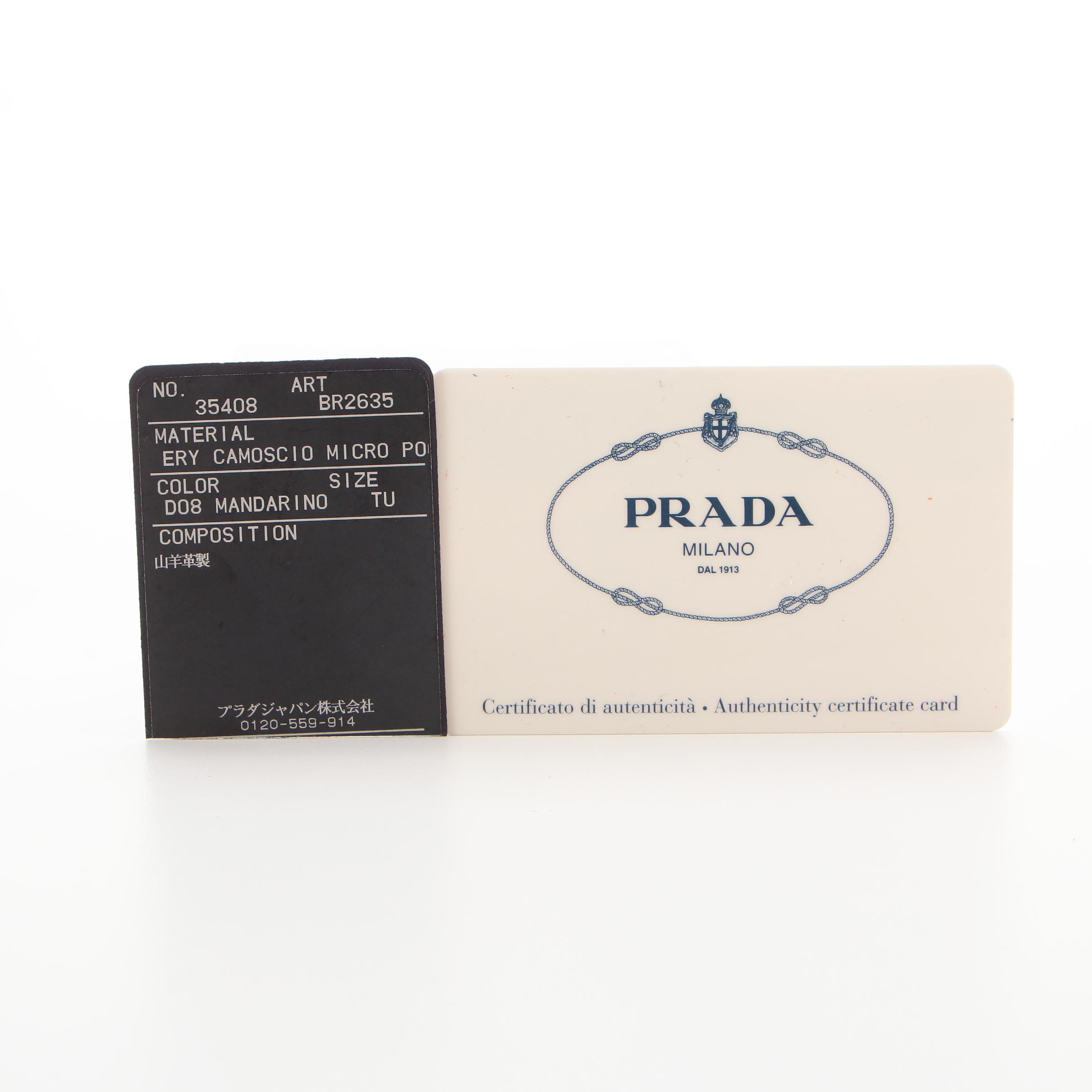 Prada Shoulder Bag in Goat Suede