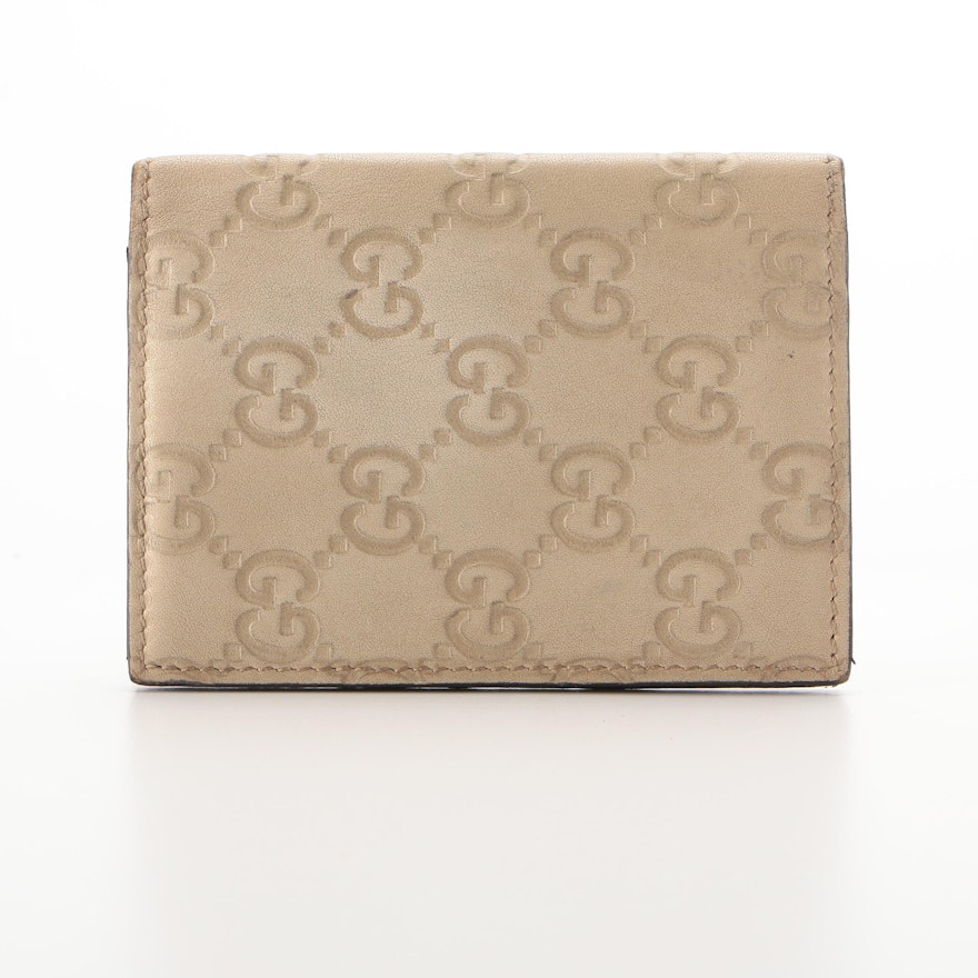 Gucci Card Case in Guccissima Leather