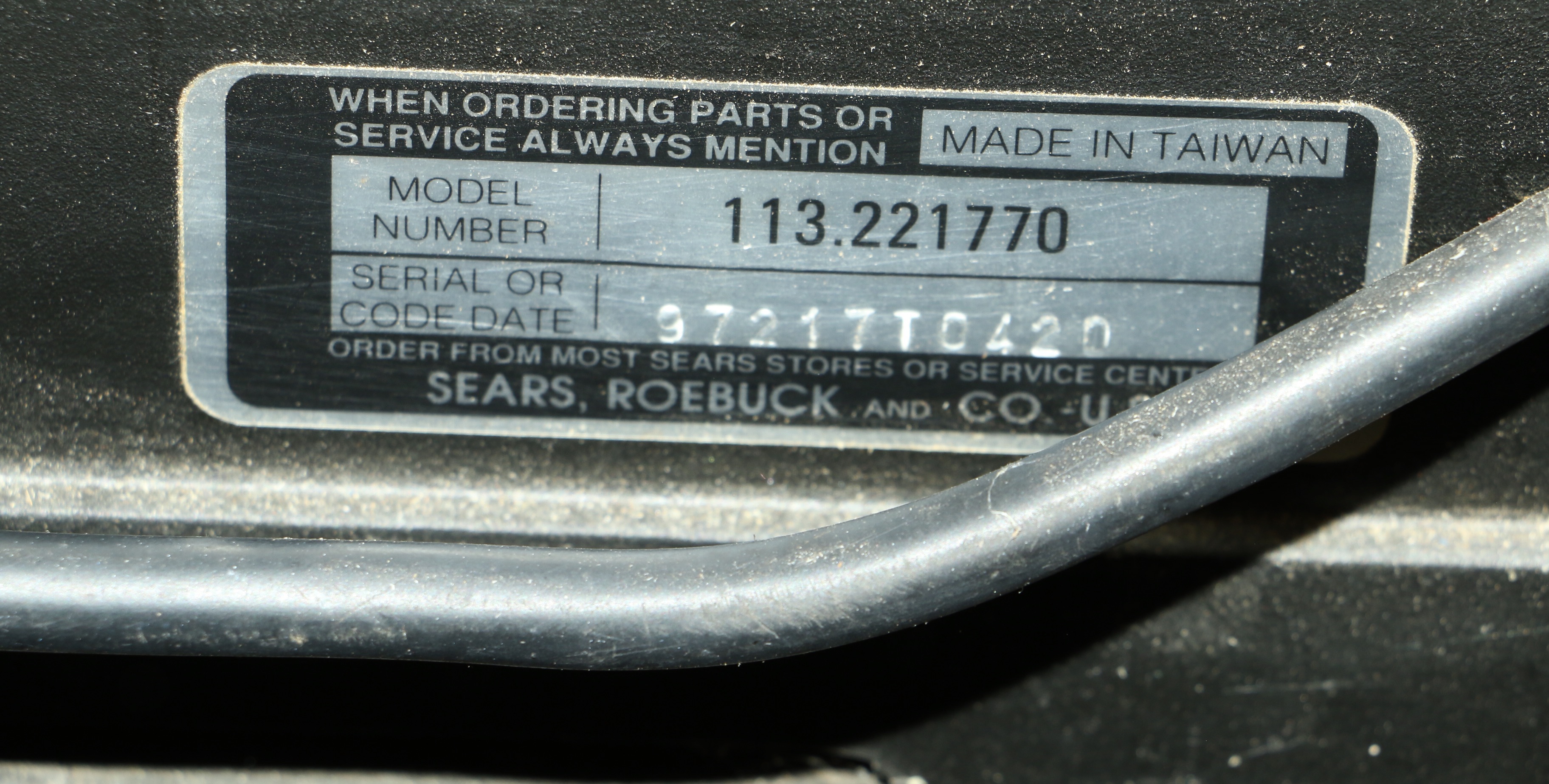 Sears Craftsman 10" Benchtop Table Saw with Stand