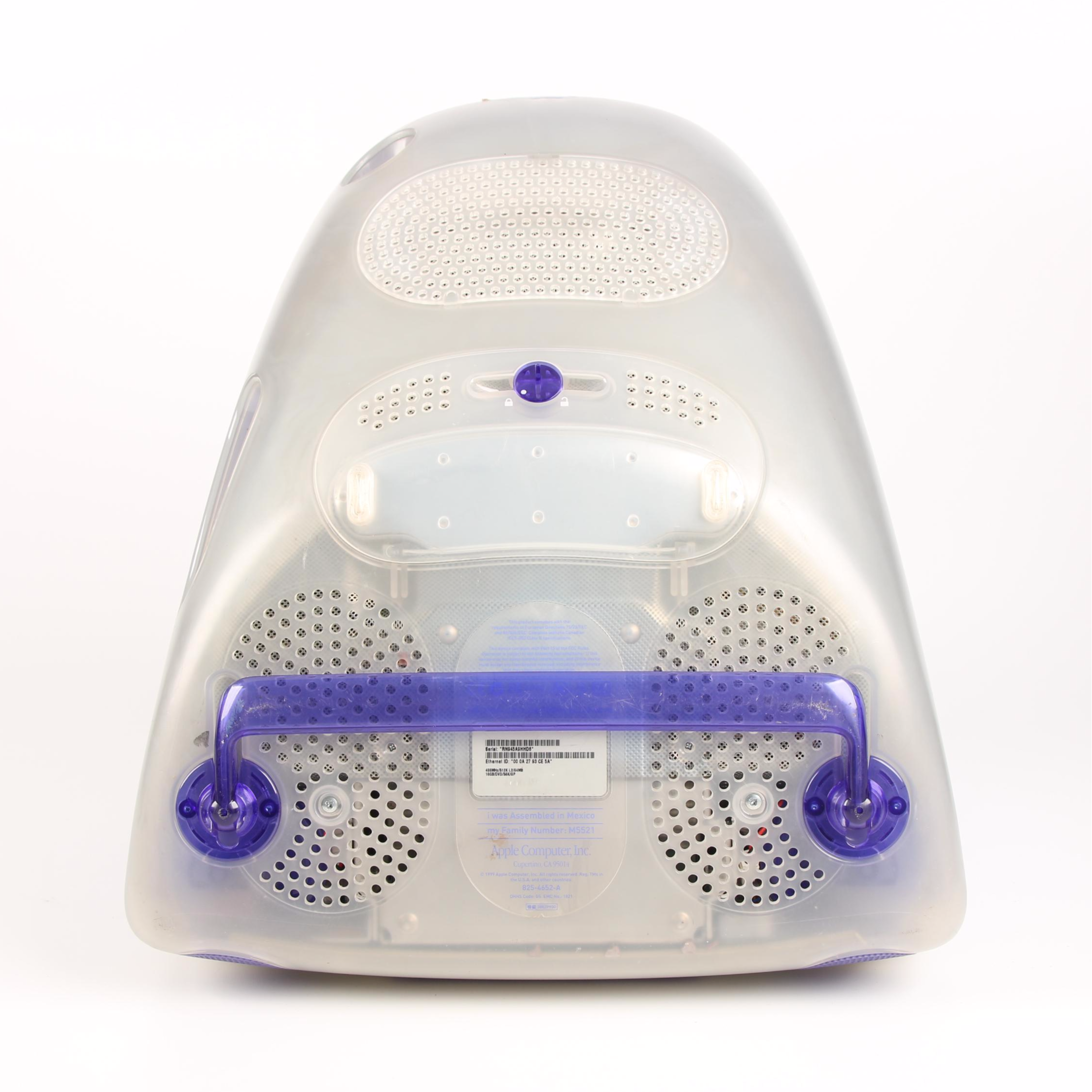 Apple iMac G3 400 DV Slot Loading Grape Desktop Computer, 1999