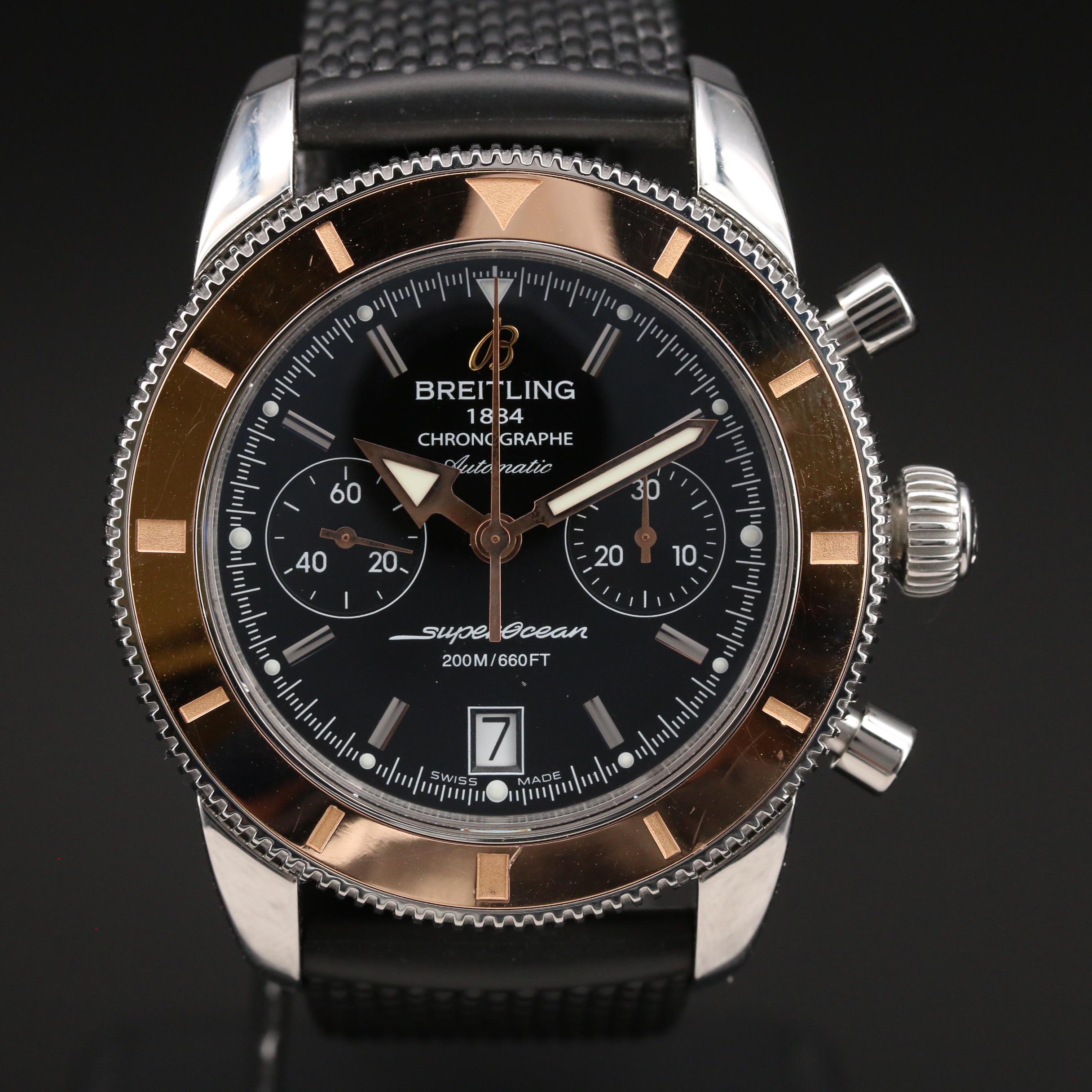 Breitling SuperOcean Heritage Chronograph 18K and Stainless Steel Watch
