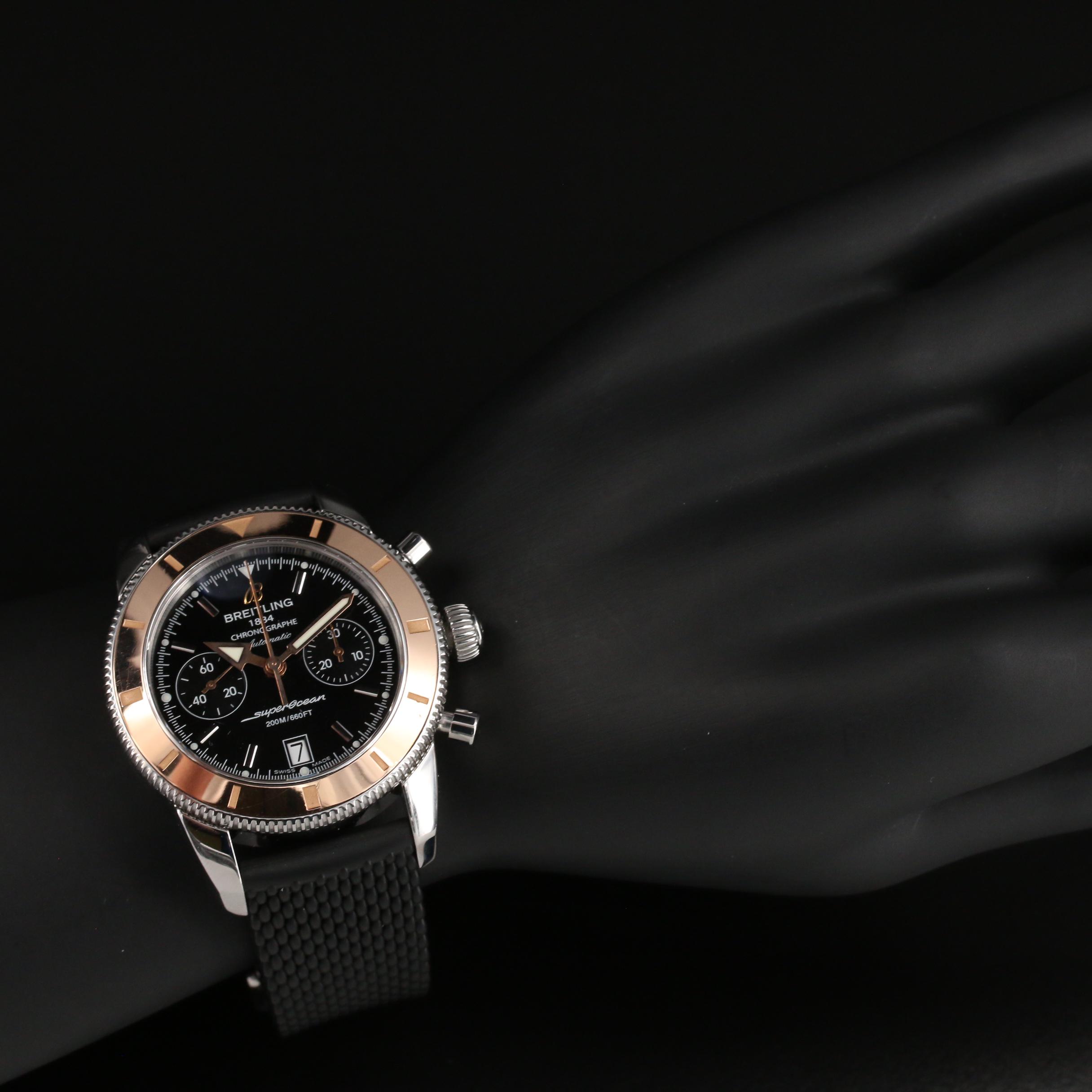 Breitling SuperOcean Heritage Chronograph 18K and Stainless Steel Watch