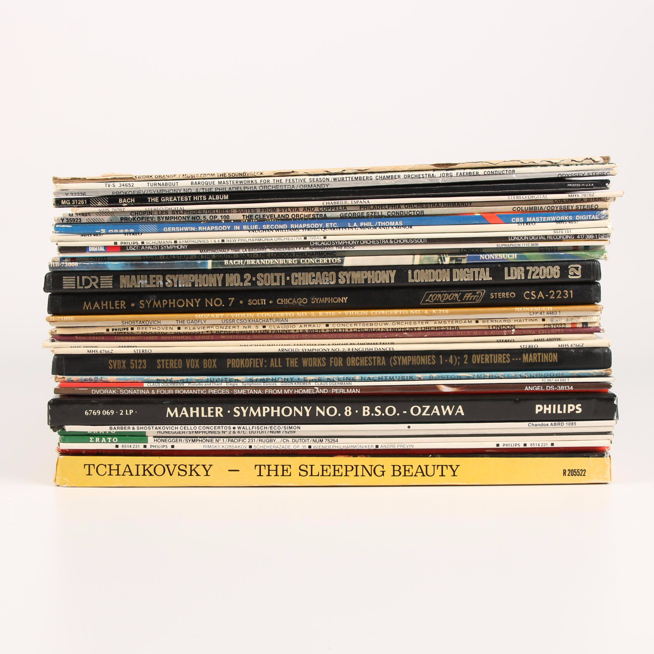 "Clockwork Orange" Soundtrack and Other Classic Vinyl Albums, 1970s