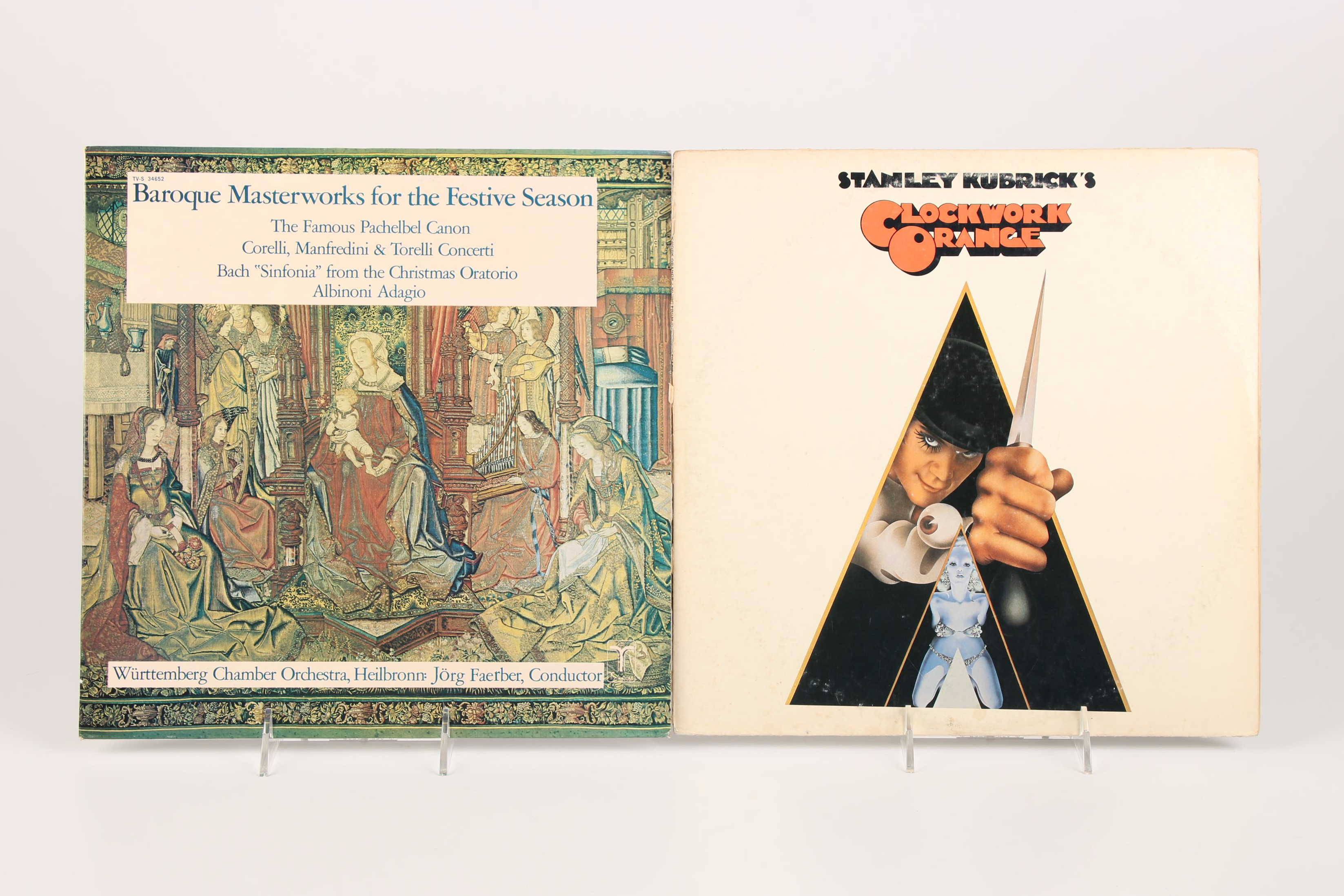 "Clockwork Orange" Soundtrack and Other Classic Vinyl Albums, 1970s