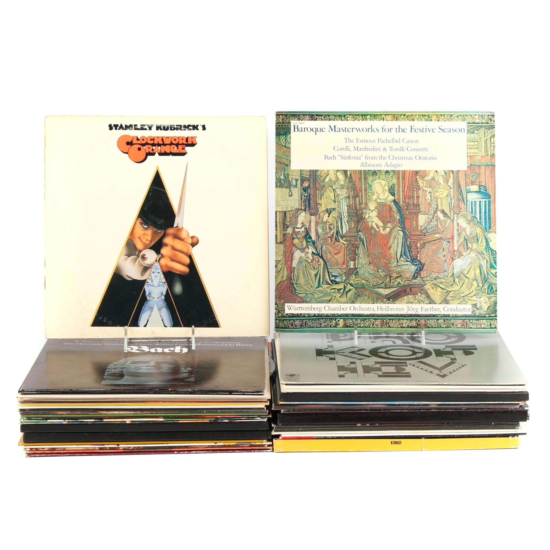 "Clockwork Orange" Soundtrack and Other Classic Vinyl Albums, 1970s