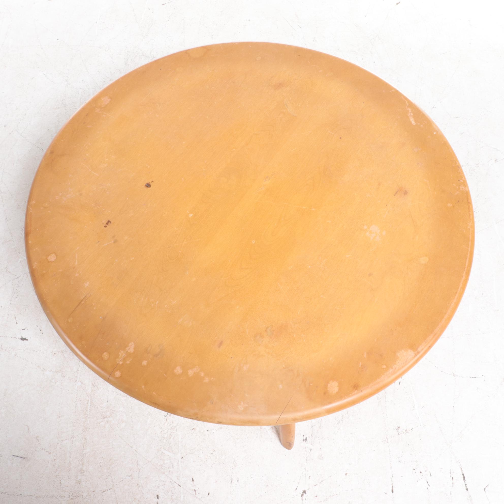 Heywood-Wakefield Mid Century Modern Swivel Top Coffee Table