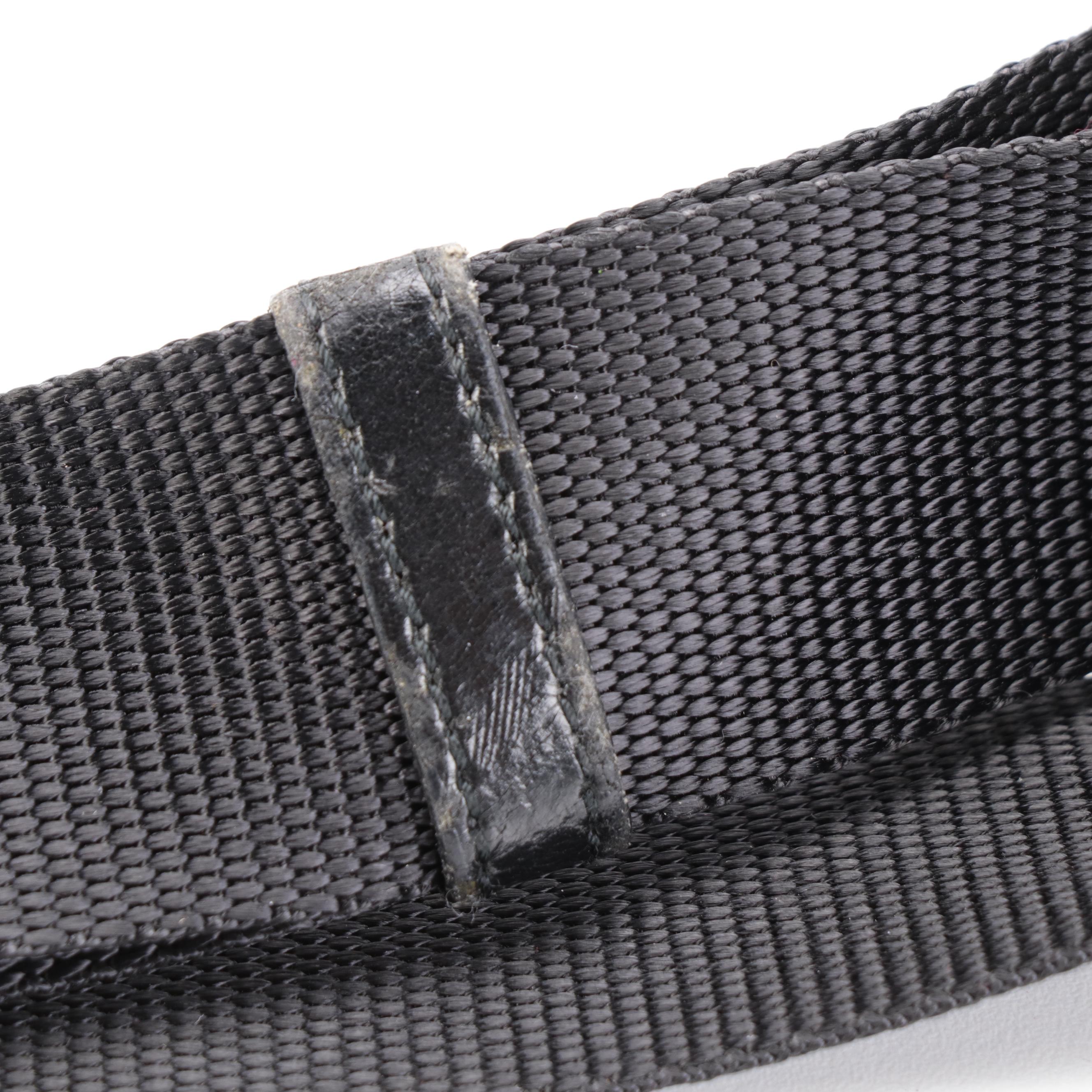 Prada Camera Bag in Black Tessuto Nylon with Leather Trim