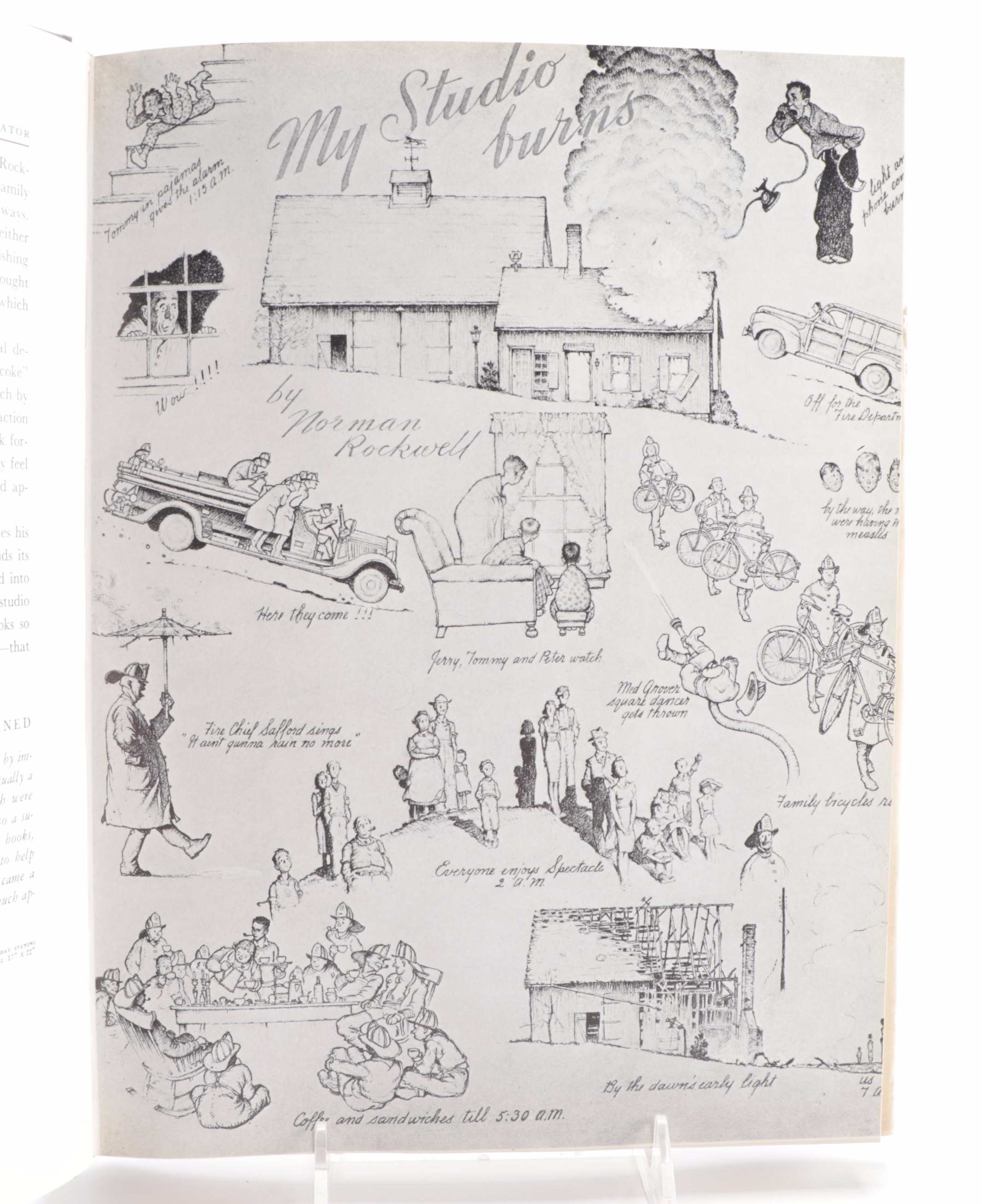 "Norman Rockwell, Illustrator" by Arthur Guptill, Signed by Norman Rockwell