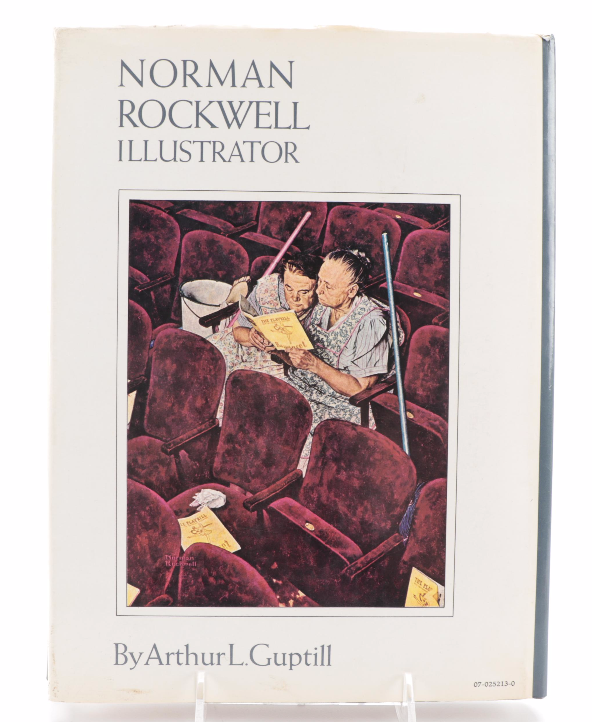 "Norman Rockwell, Illustrator" by Arthur Guptill, Signed by Norman Rockwell