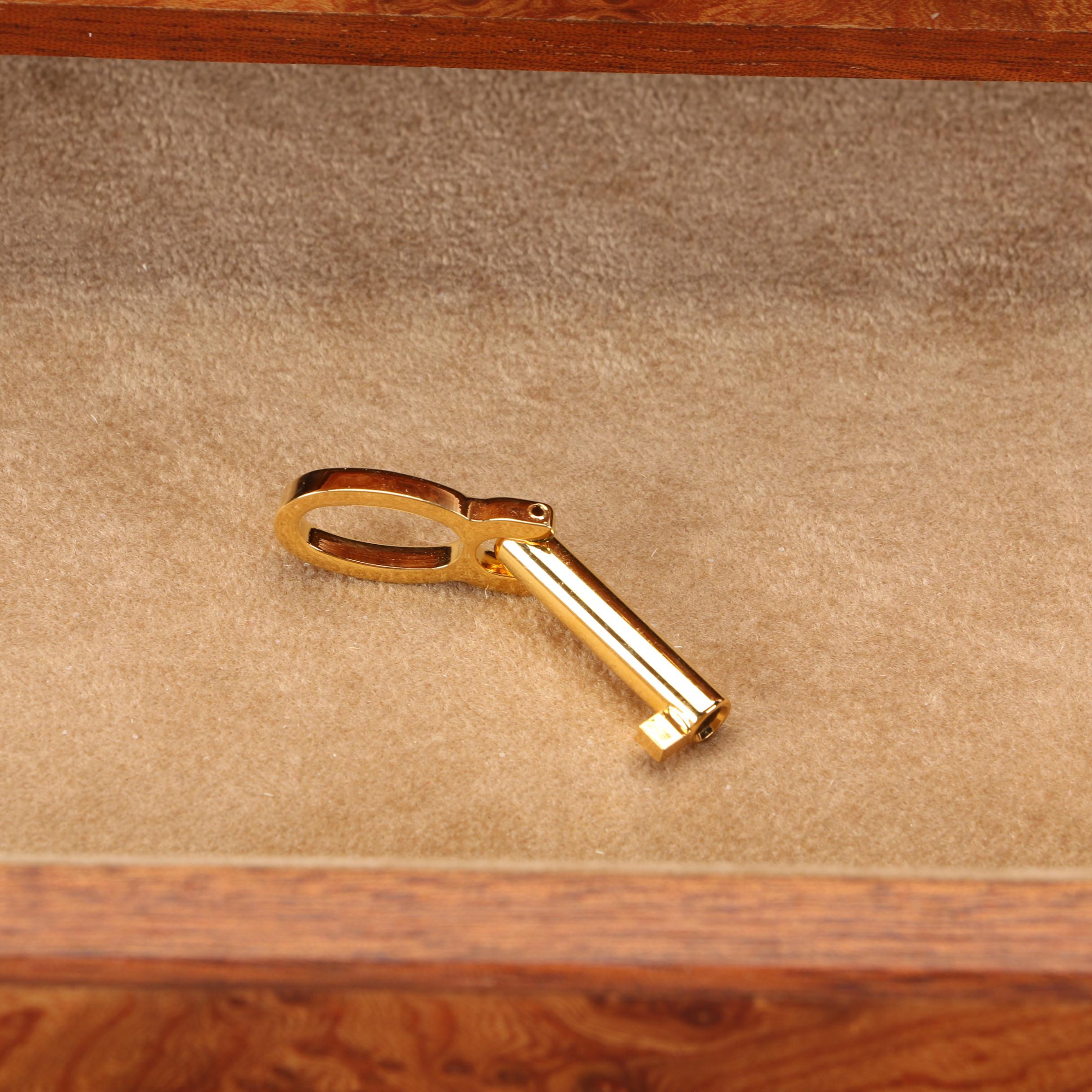 Agresti Burled Maple Veneer Jewelry Box