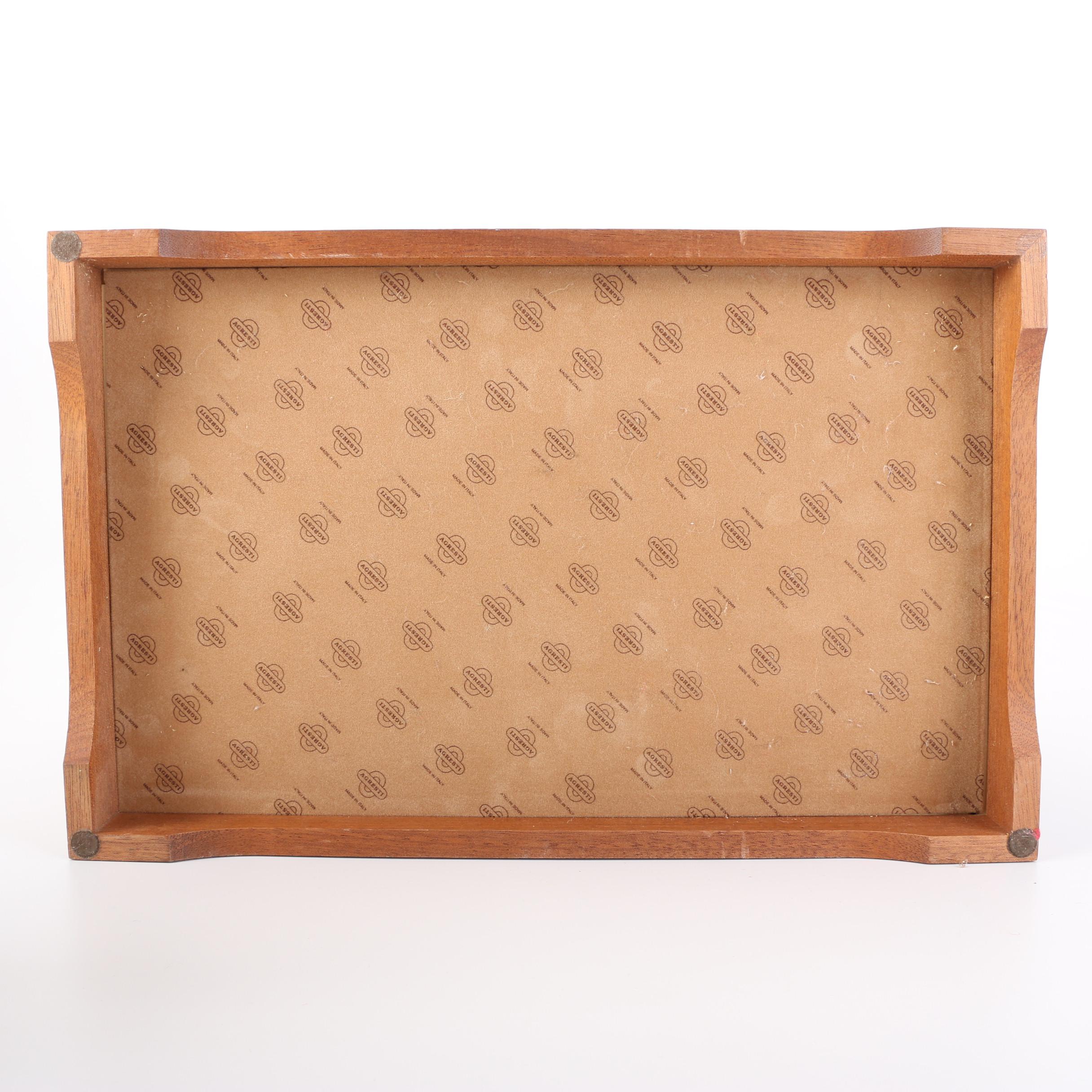 Agresti Burled Maple Veneer Jewelry Box