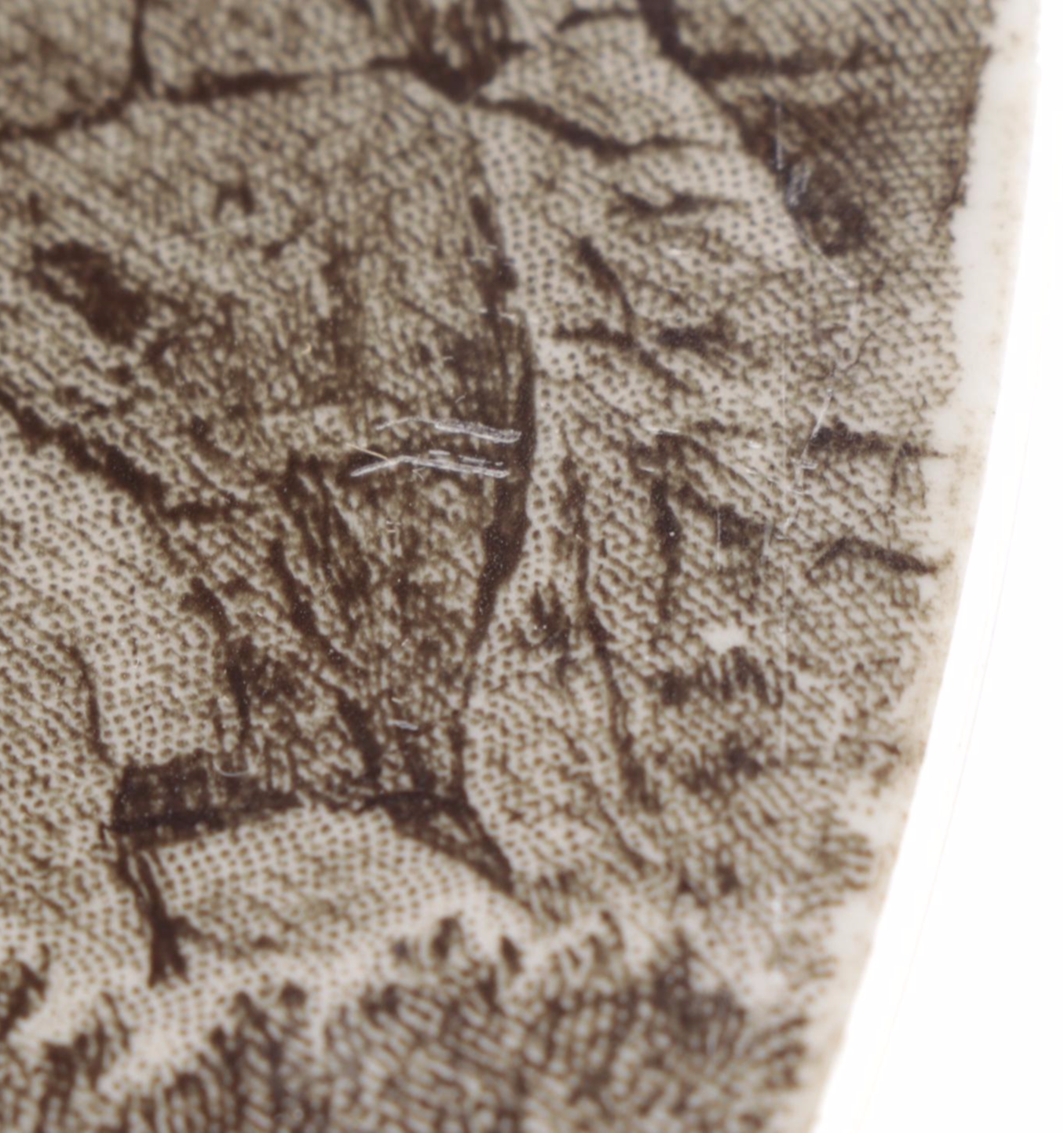 Johnson Bros. "Mount Rushmore" Hand Colored Transferware Plate