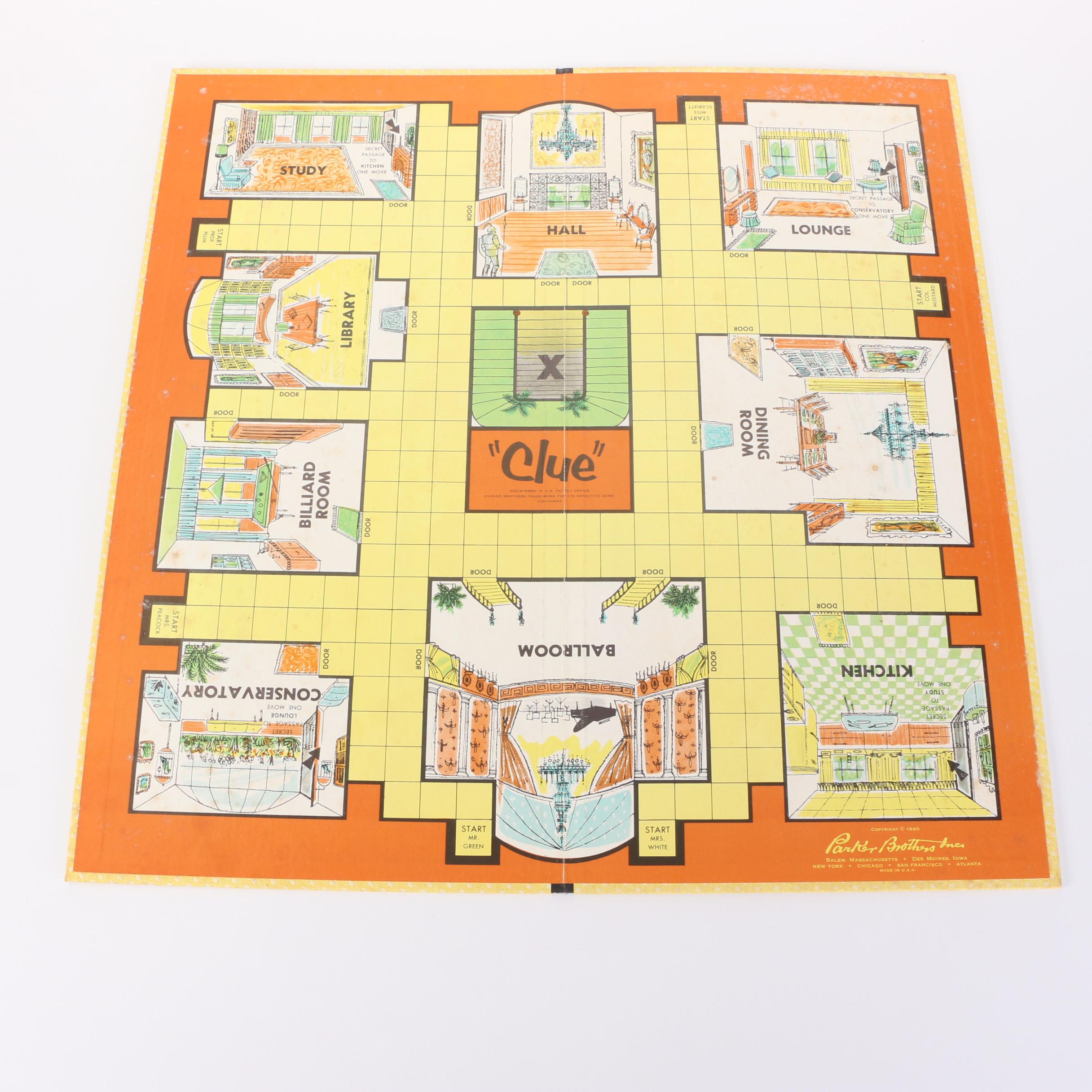 The Barbie Game, Clue, Kreskin's ESP, Ouija, Other Board Games, 1960s